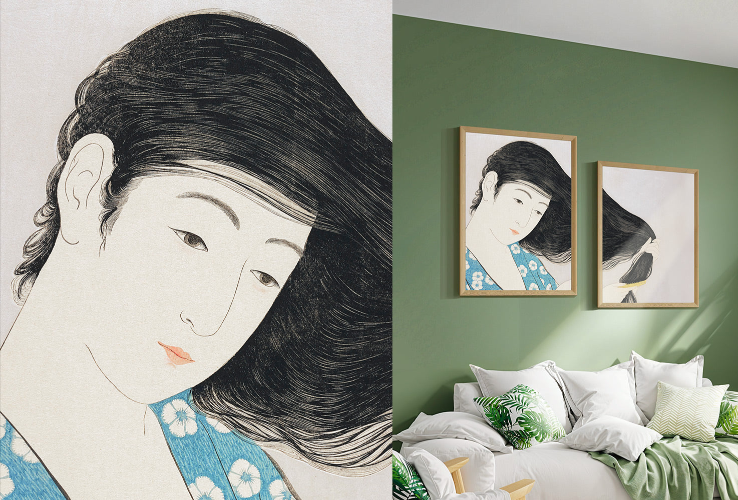 Wall art decor: a complete guide. Image banner displaying japanese art.
