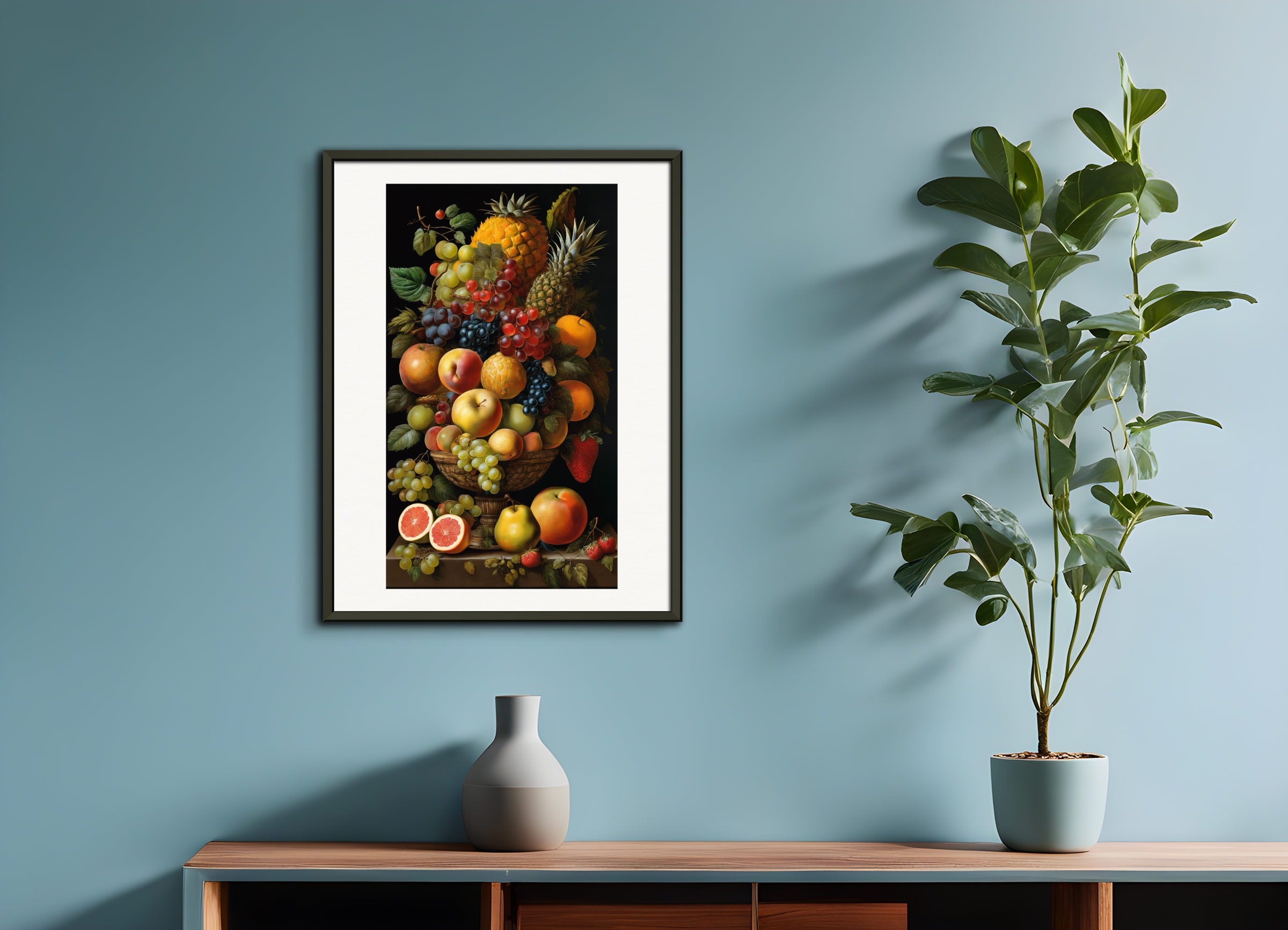 Poster with metal frame: Giuseppe Arcimboldo,