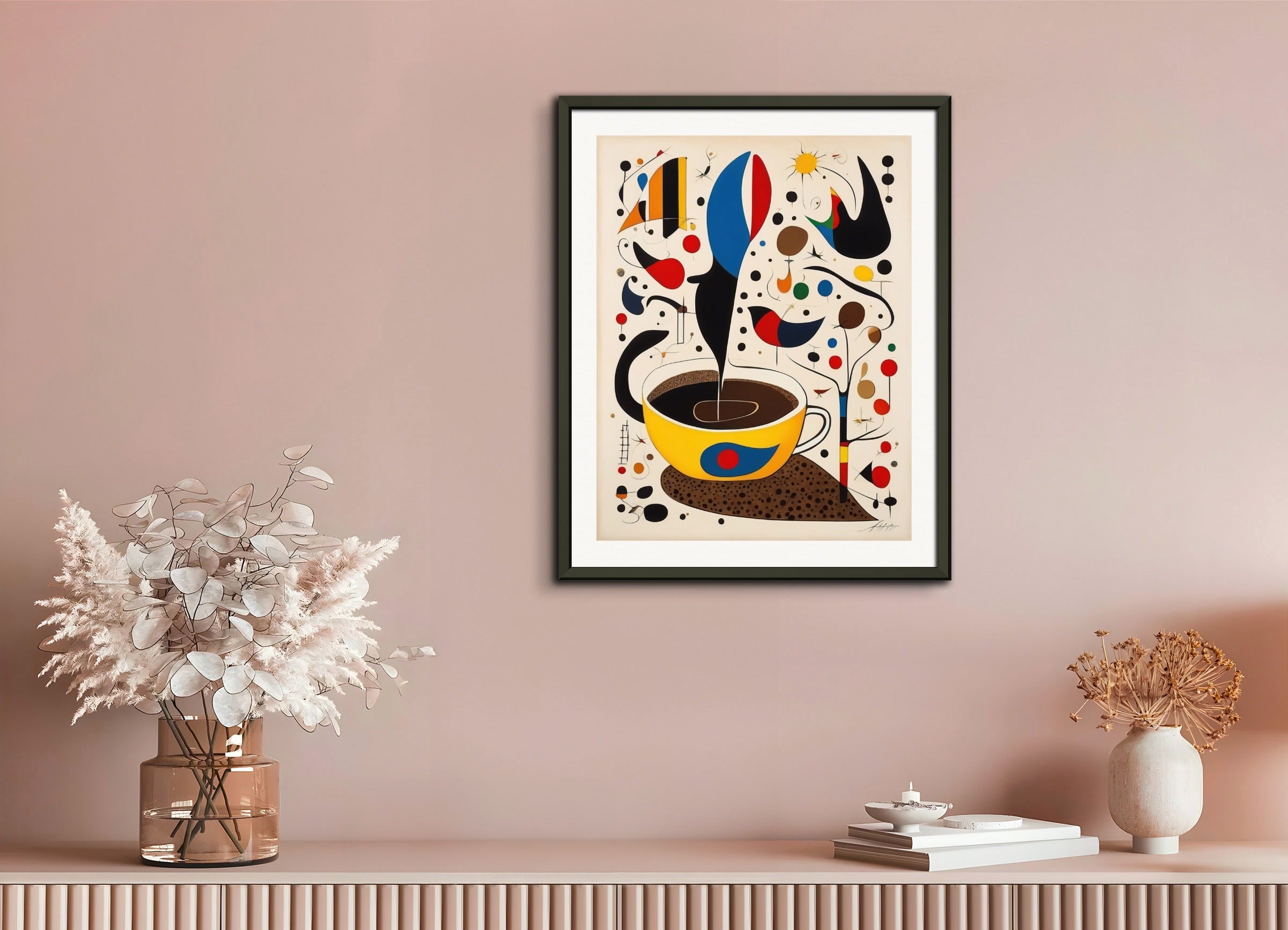 Poster with metal frame: Catalan surreal movement,