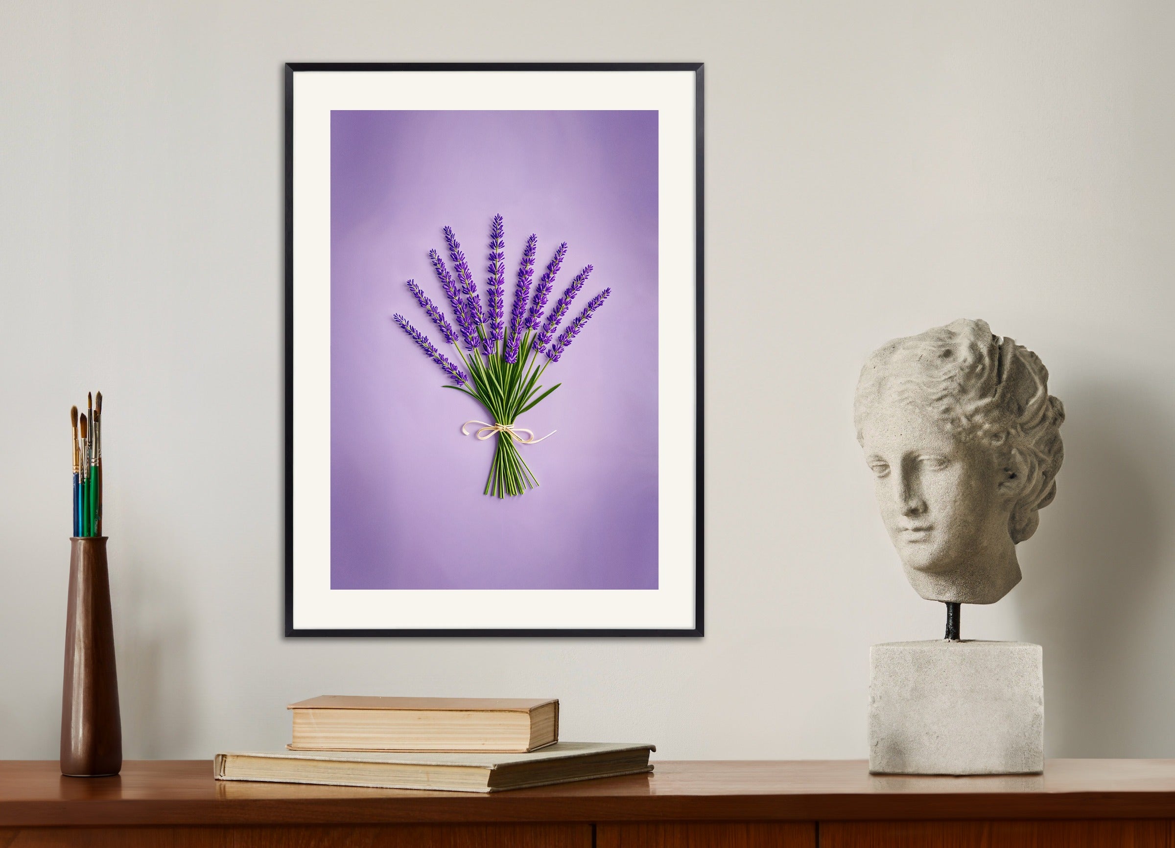 Poster with metal frame: Lavender from Provence