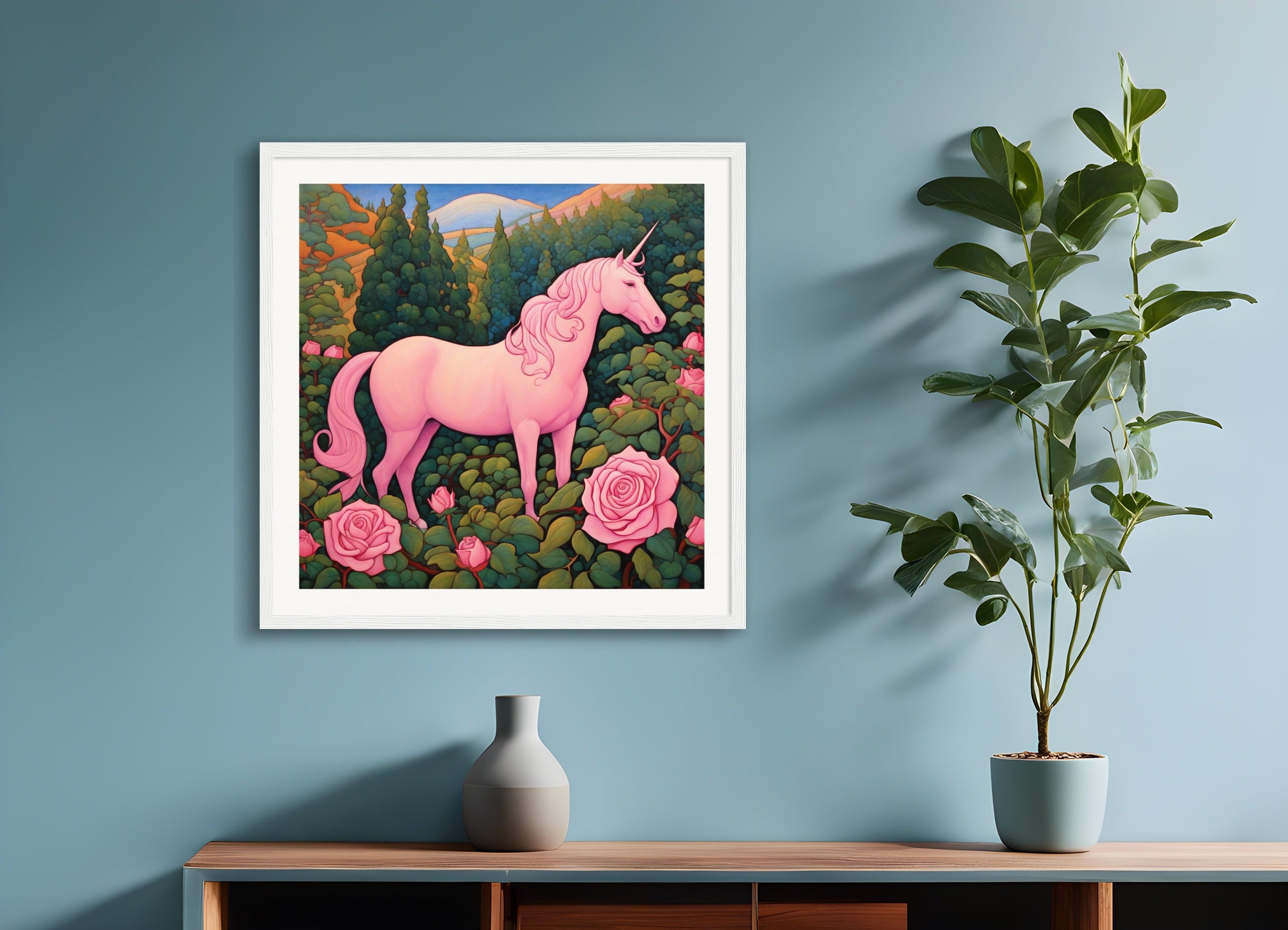 Poster with wood frame: Paul Ranson,