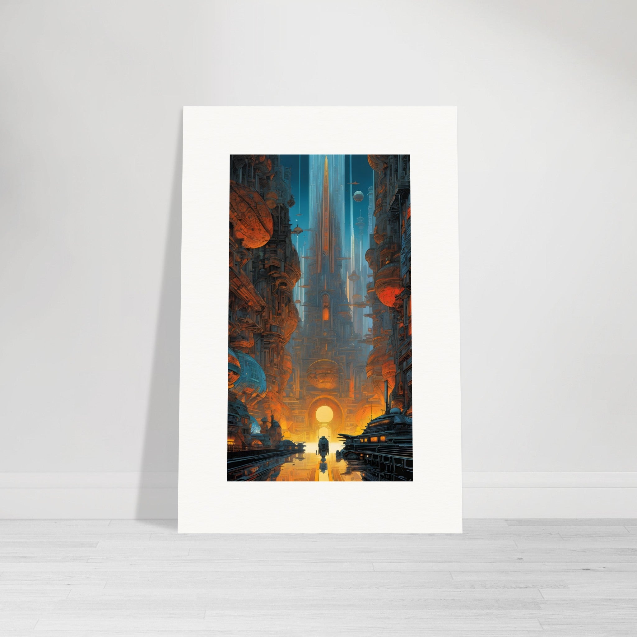 Métal hurlant (comic), Futuristic city - Poster