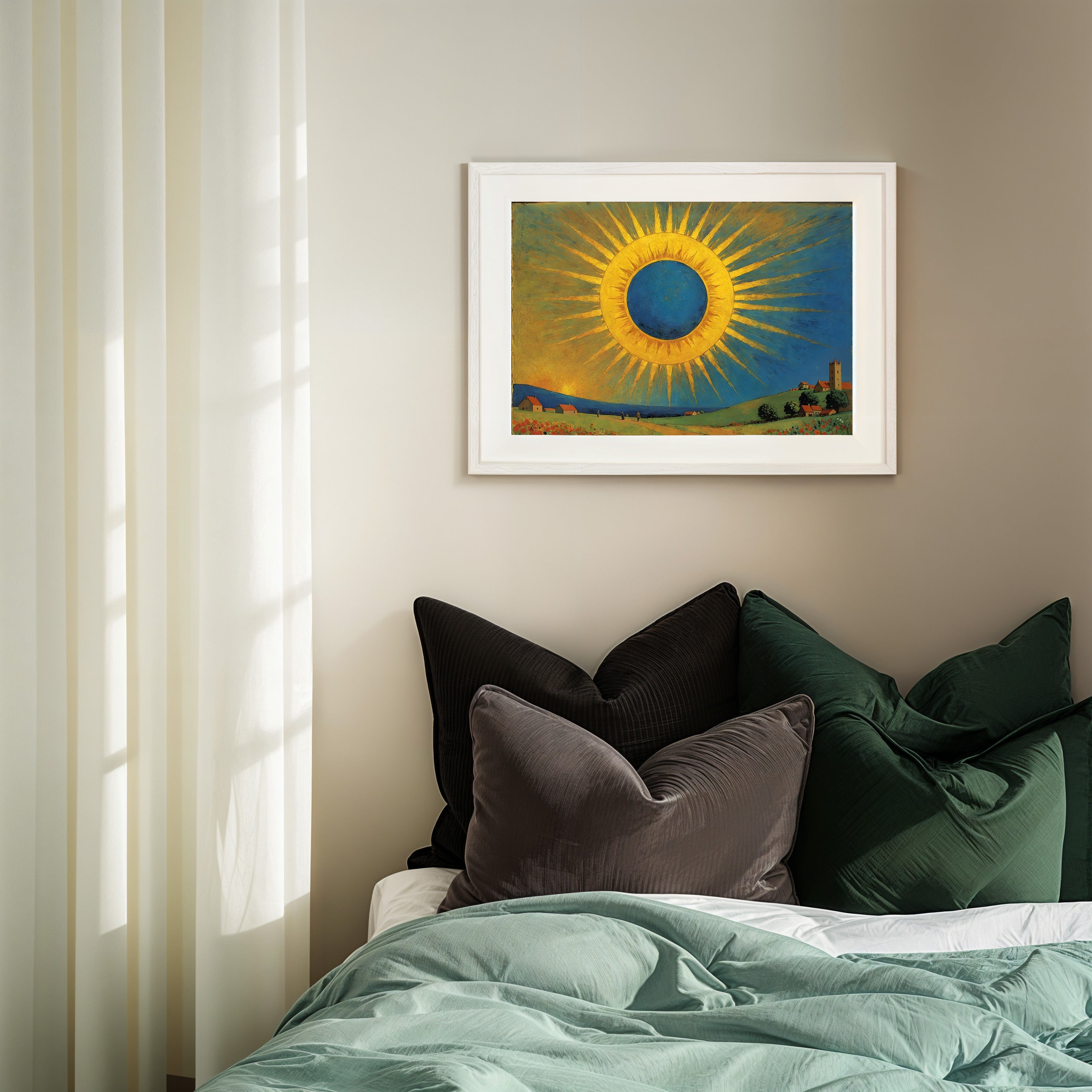 The Great Sun, Painting - Art Print