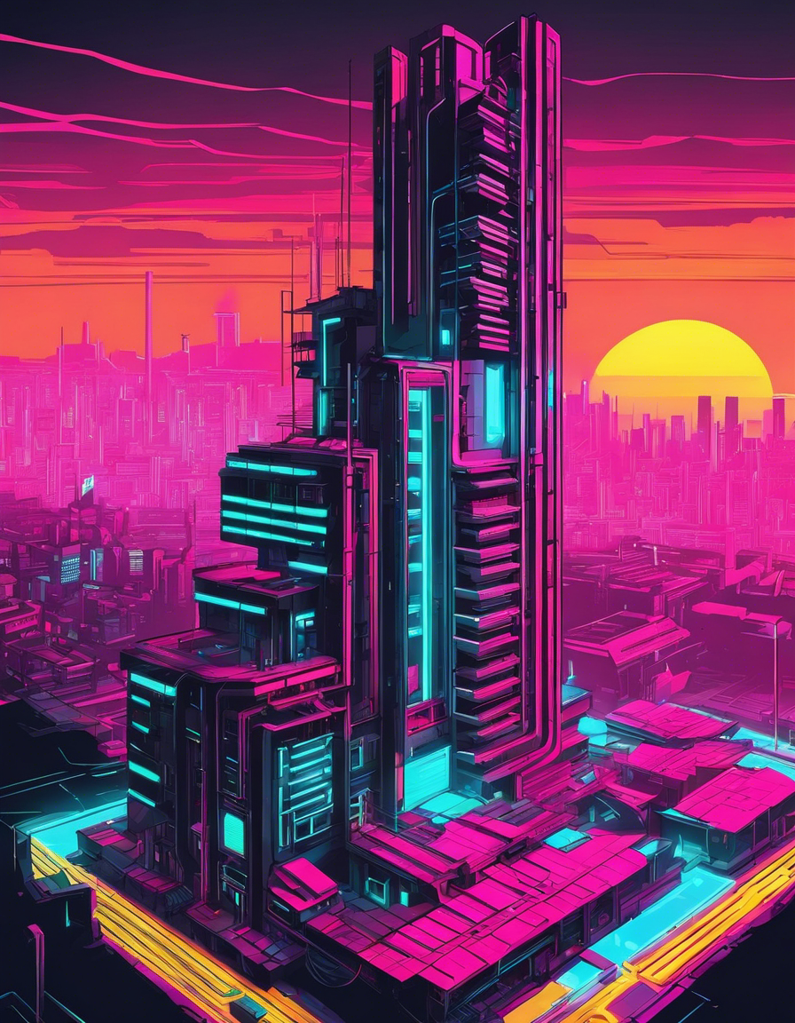 Neon punk, Stjerneby - Plakat