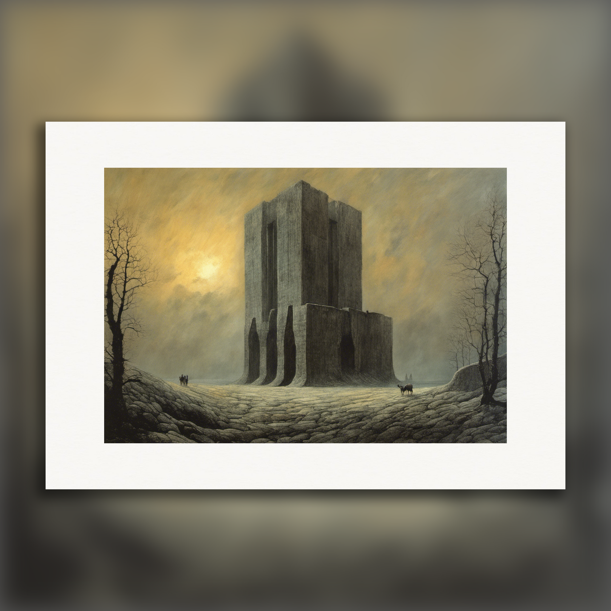 Atmospheric, dark and mystical, The prison - Poster | Wall Art