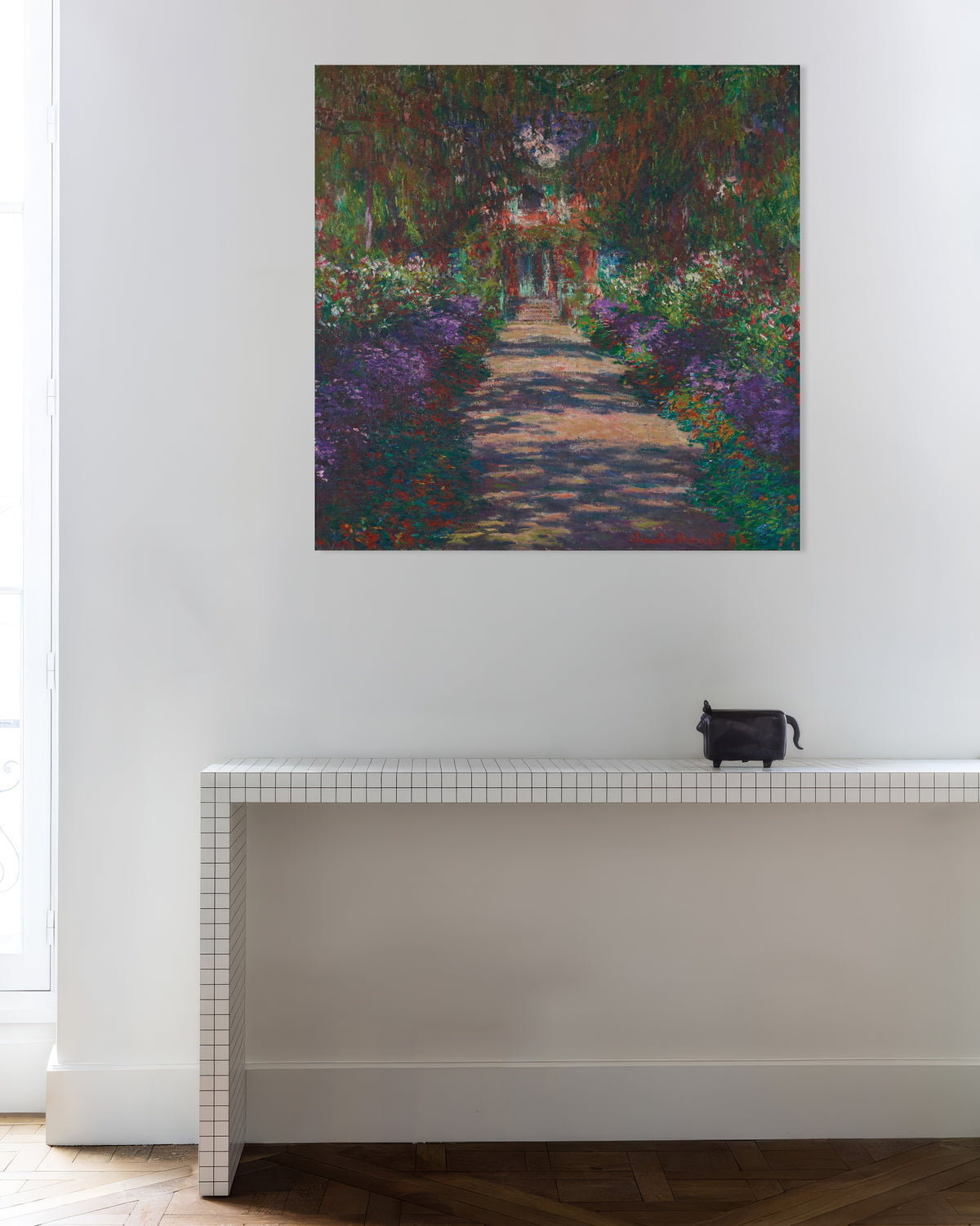 Poster of An Avenue in Monet's Garden at Giverny (1902) by Claude Monet