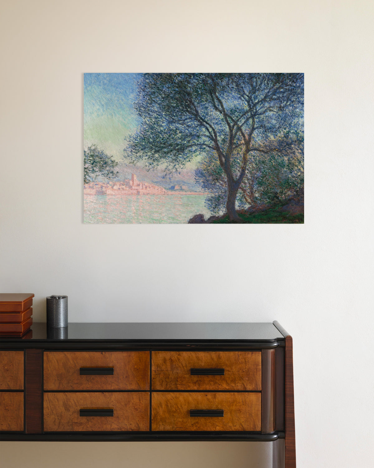Poster of Antibes Seen from La Salis (1888) by Claude Monet