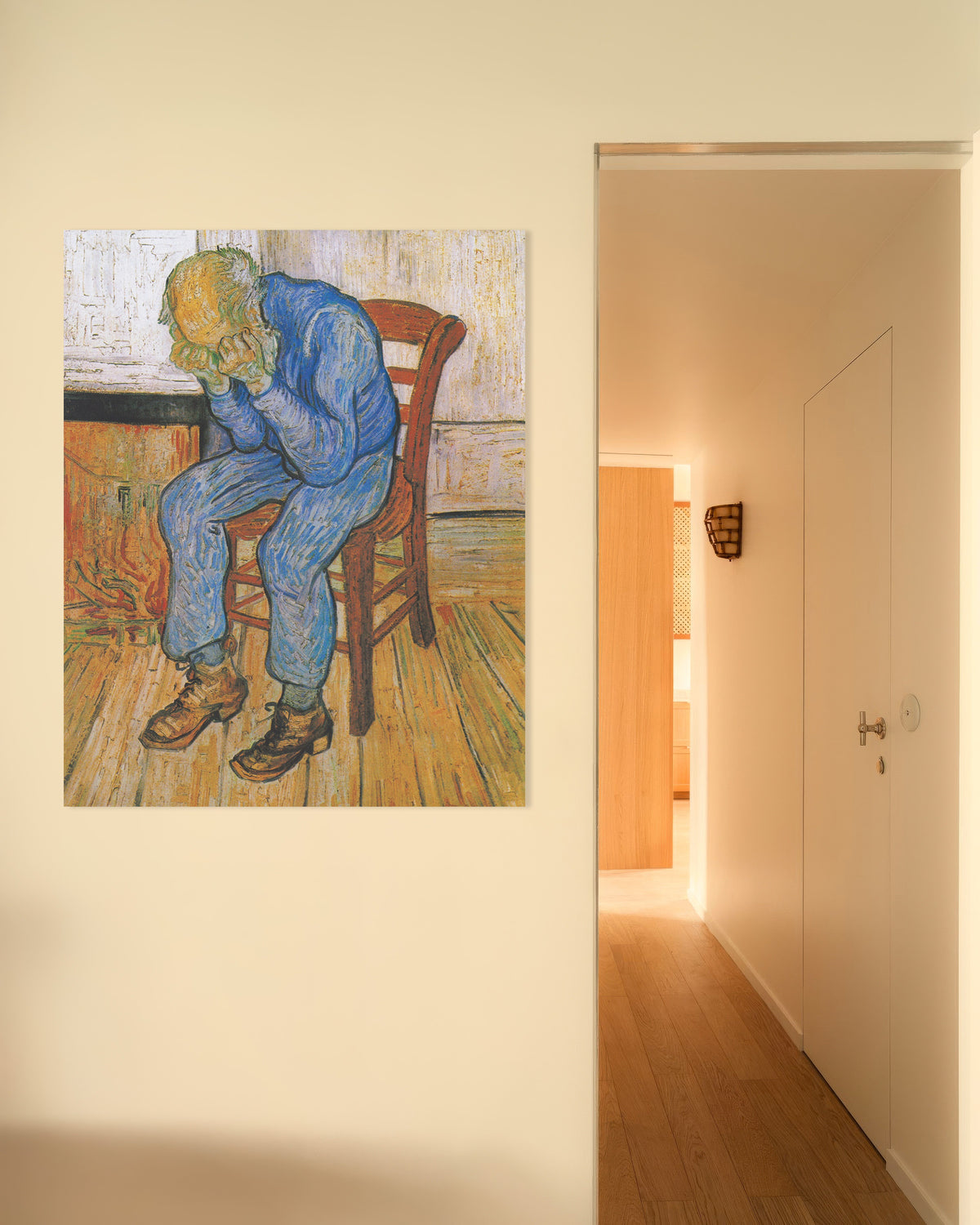 Poster av Ved evighetens port (1890) av Vincent van Gogh