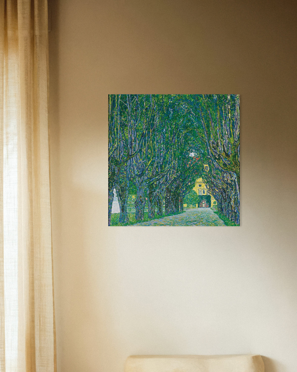 Plakat Allé til Schloss Kammer (1912) av Gustav Klimt