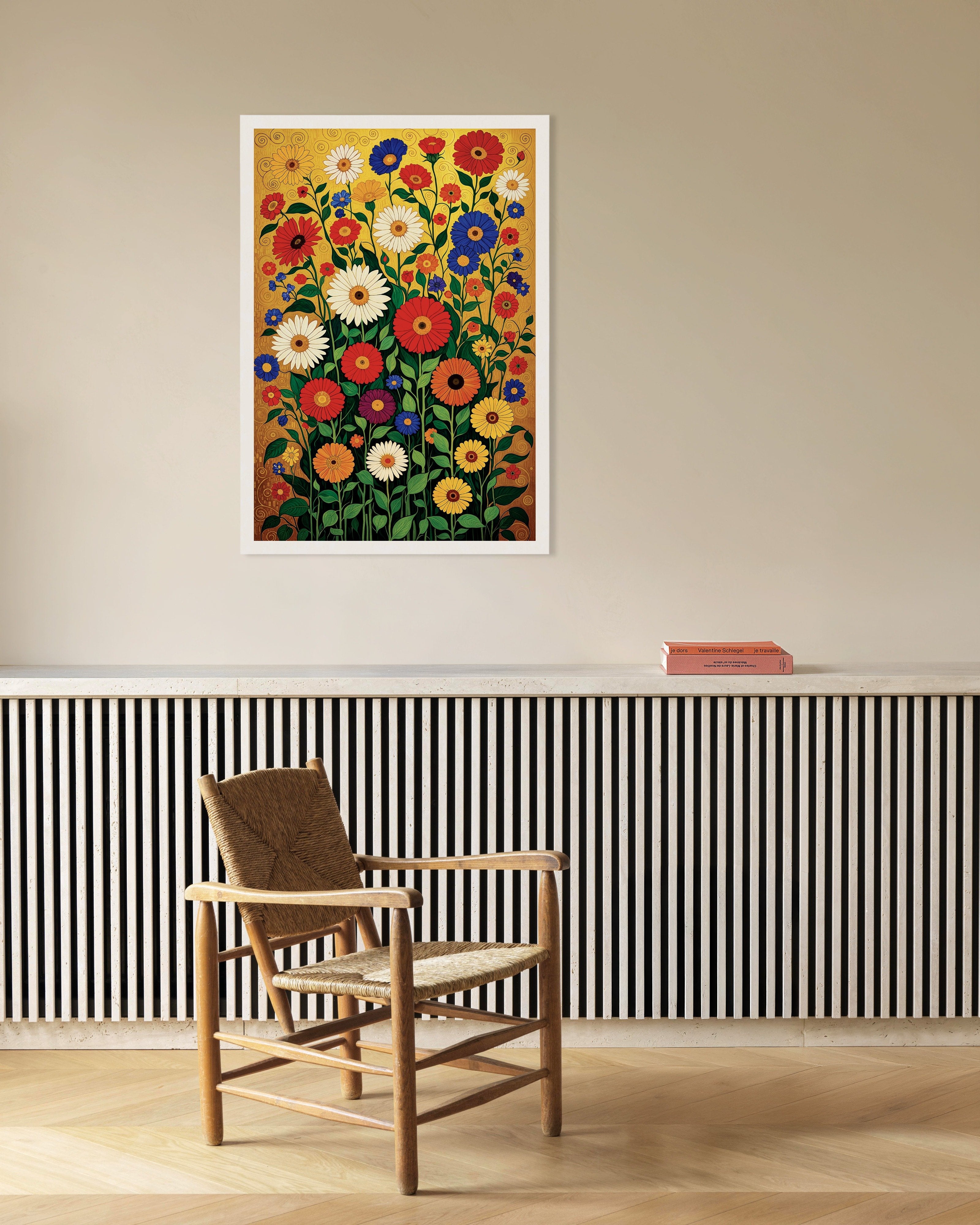 Poster of Bouquet of colorful flowers Poster