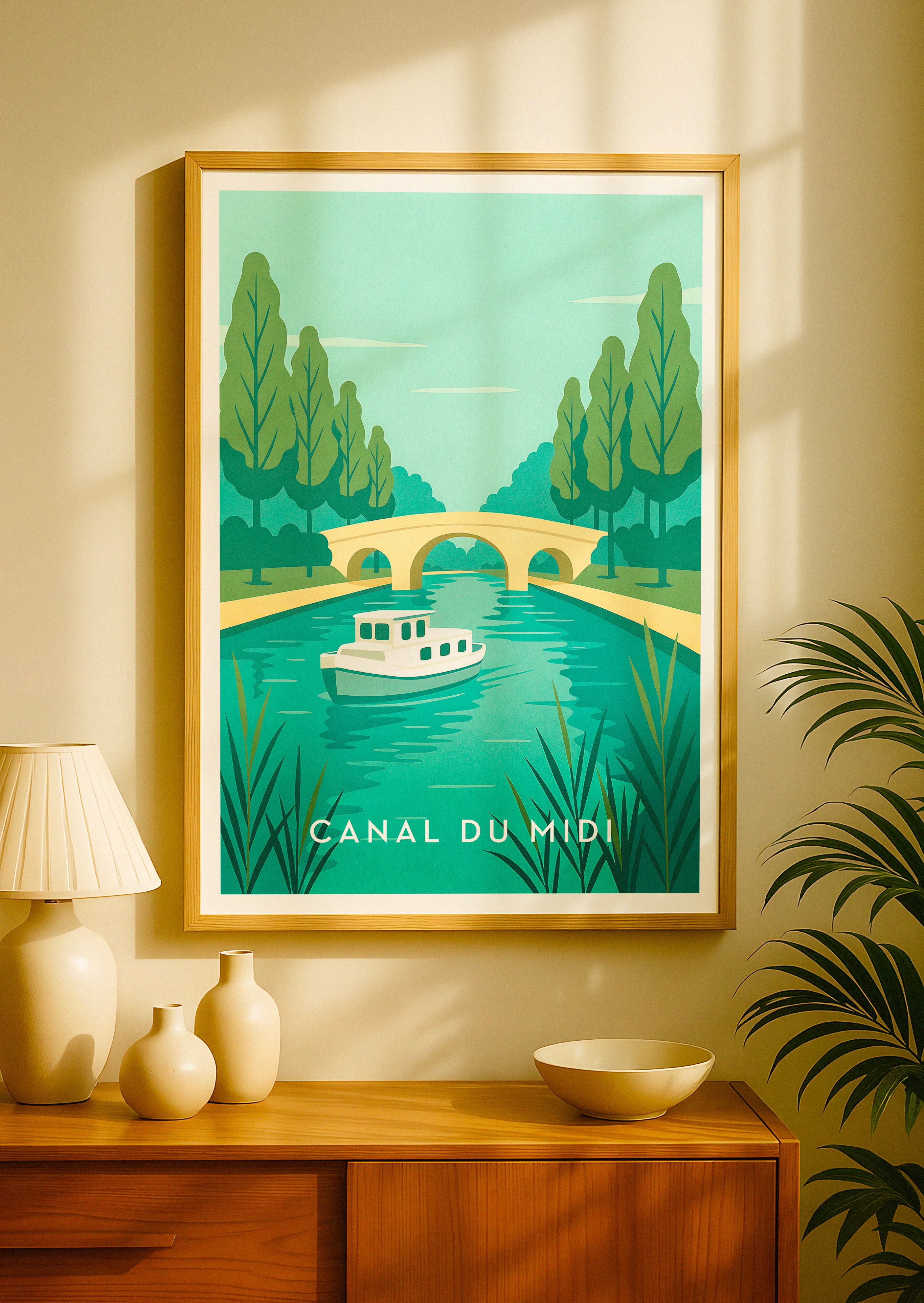 Affiche canal du midi