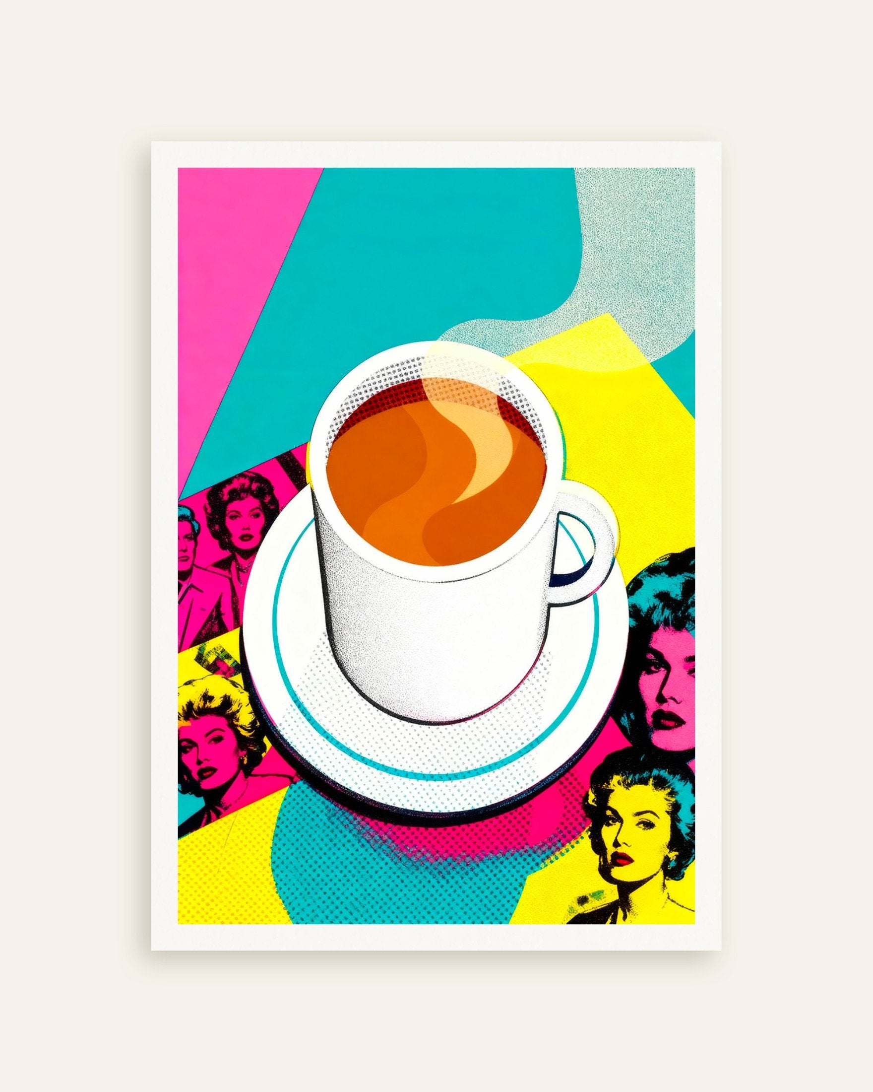 Pop Art Kaffe Poster Plakat | Posterscape