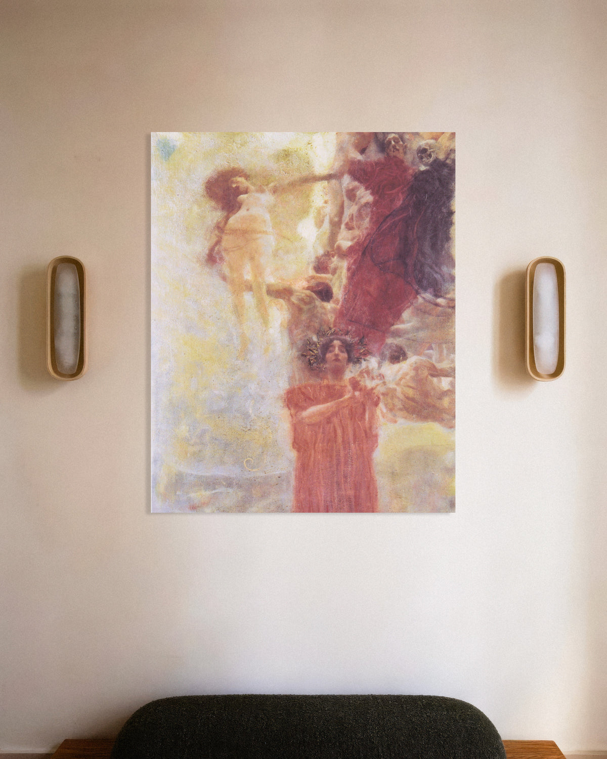 Plakat Komposisjonsskisse til Medisinen (1897–1898) av Gustav Klimt