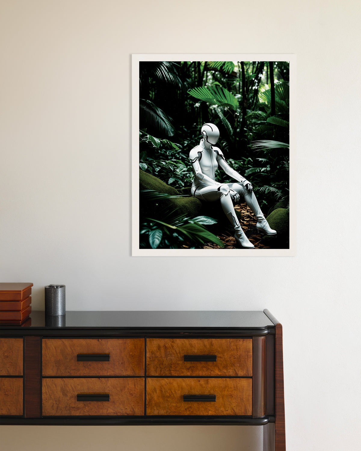 Poster of Cyborg in deep jungle
