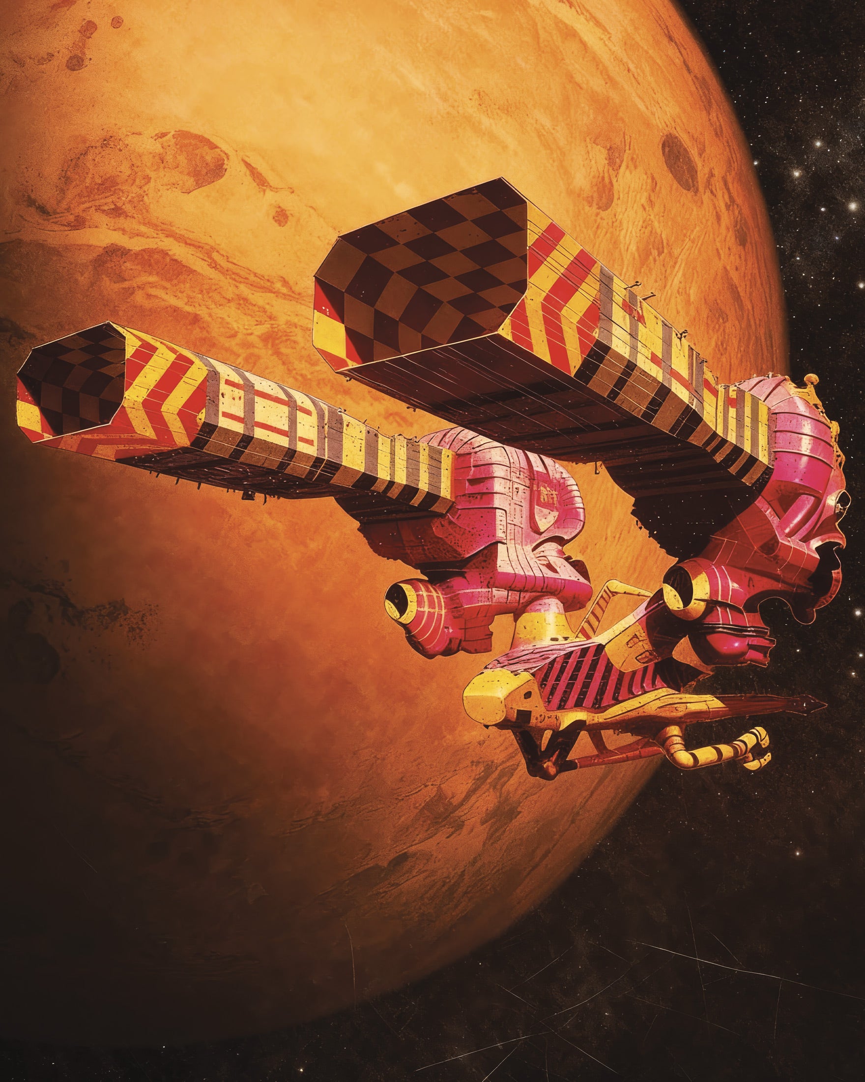 Dune av Jodorowsky Poster, Retro Sci-Fi Plakat
