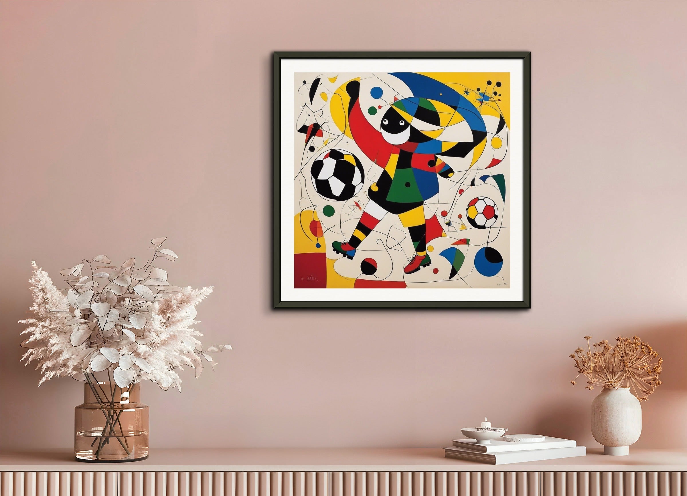 Poster with metal frame: Catalan surreal movement,