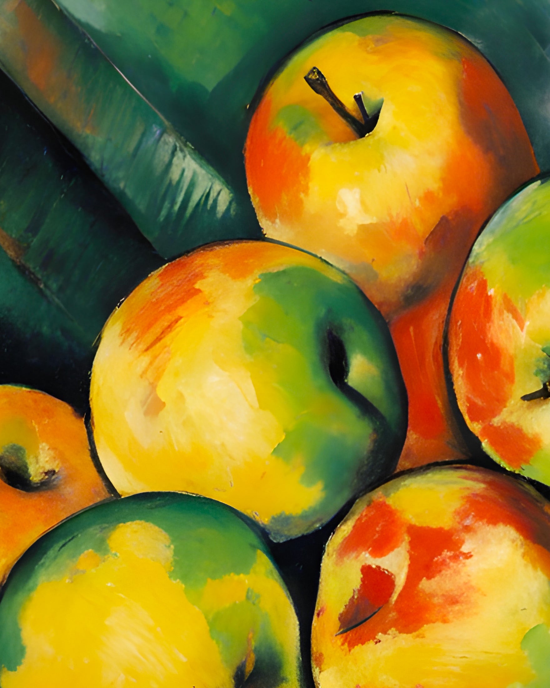 Fauvisme, eplekurv - Plakat