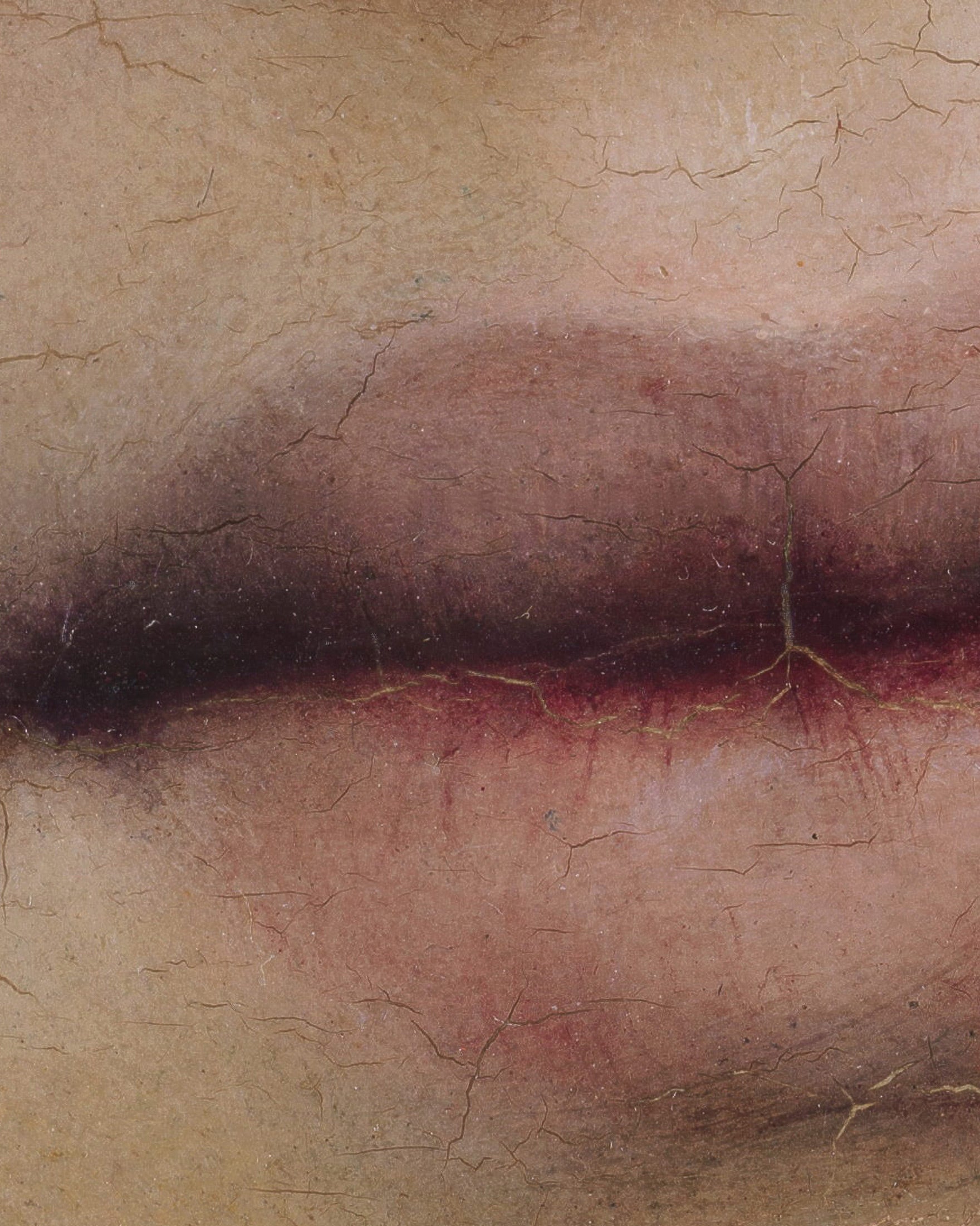 Louis Janmot "Fleur des Champs" Lips Detail - Fine Art Print