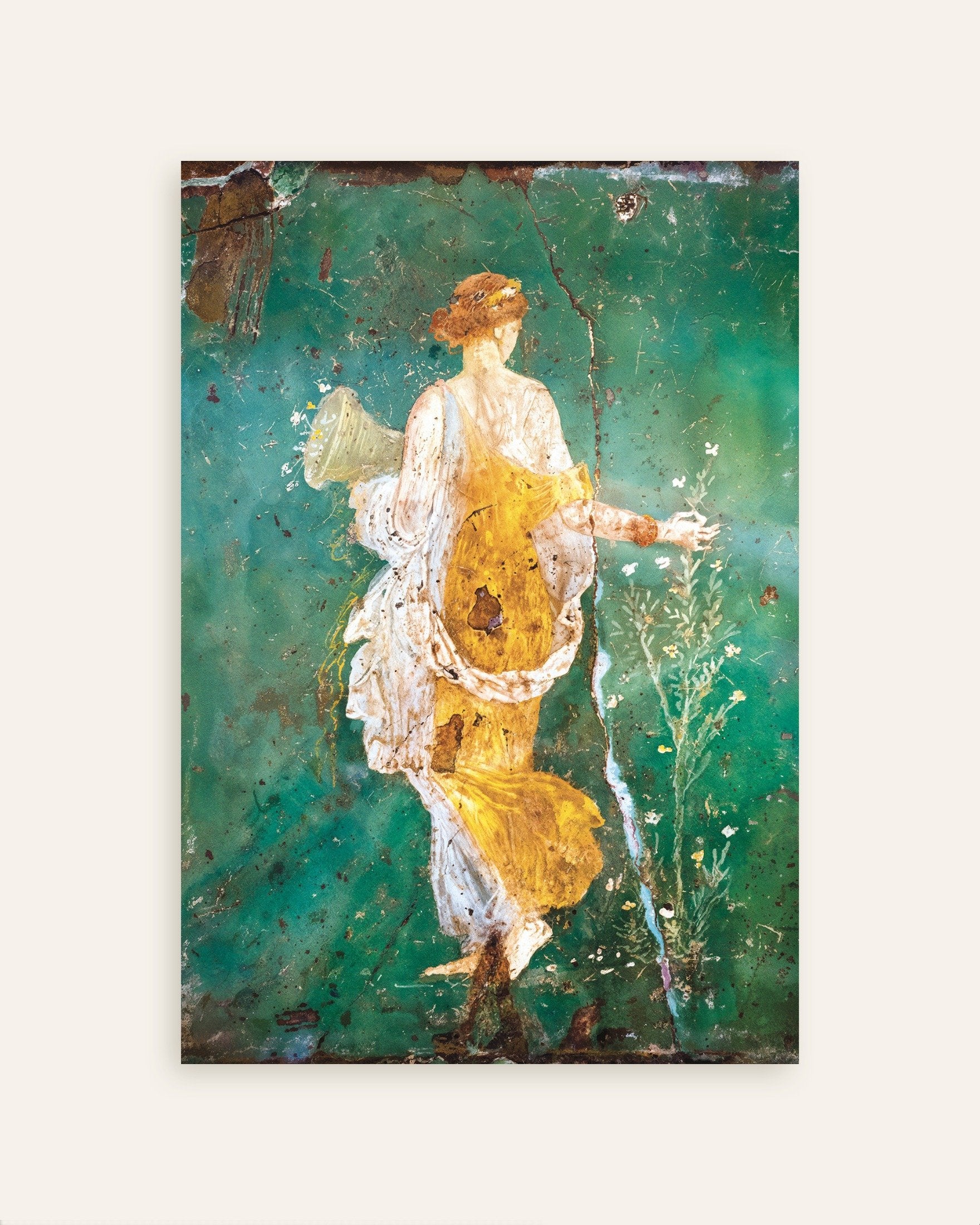 Flora Wall Fresco – Stabiae - Ancient Roman Painting Poster