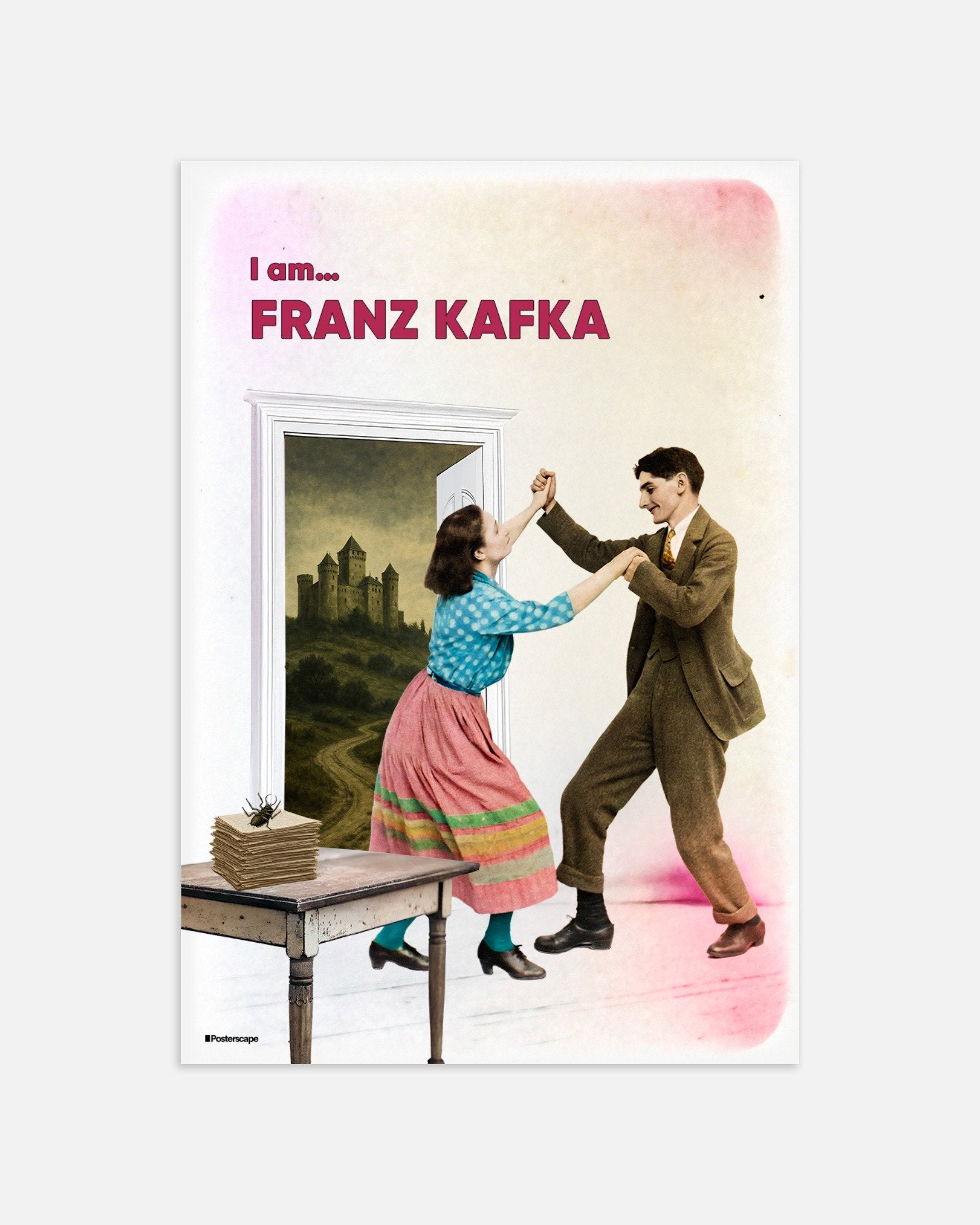 Poster of Franz Kafka - A Literary Portrait - Art Print, thumbnail