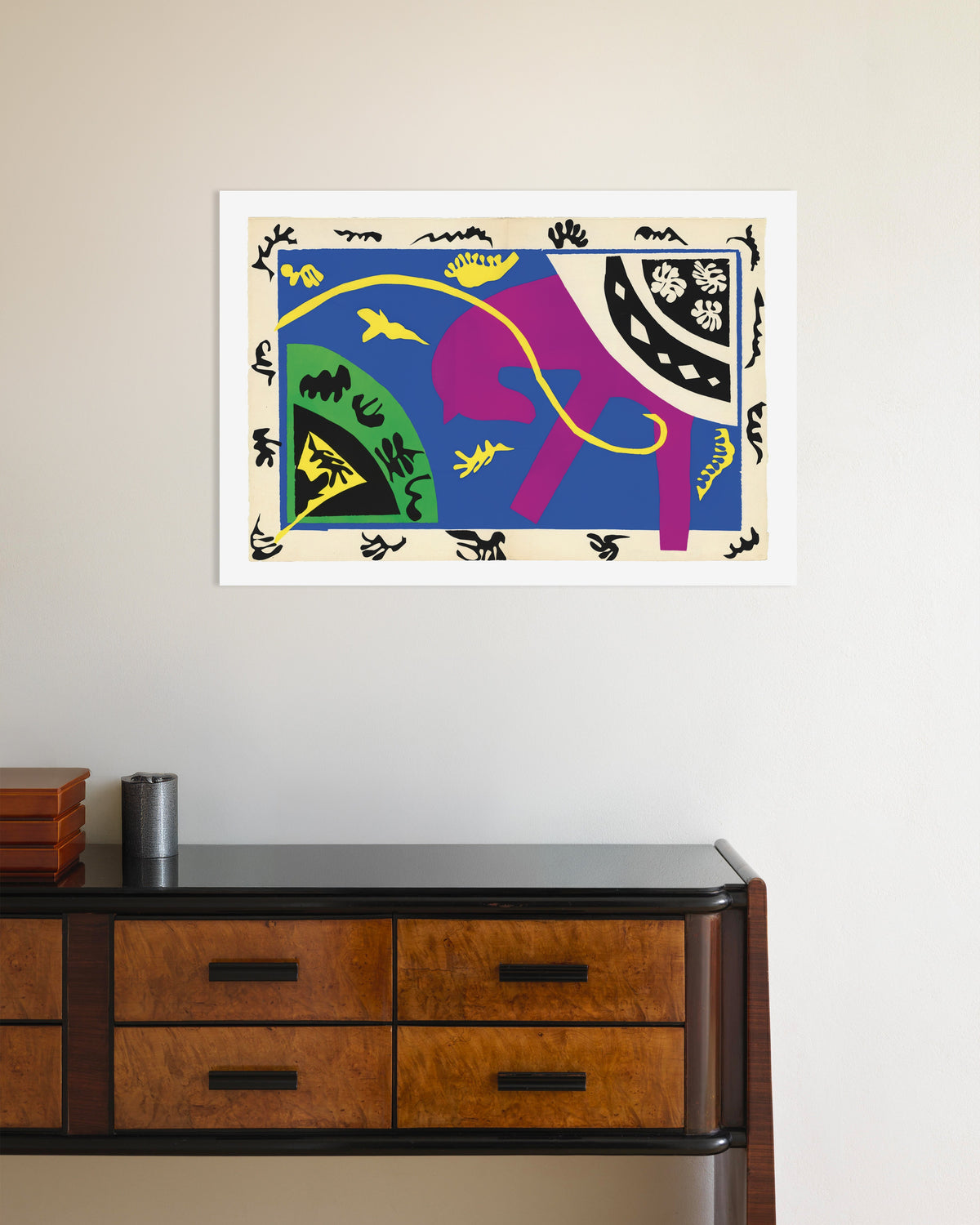 Poster of Horse, Rider and Clown (Jazz, 1947) by Henri Matisse