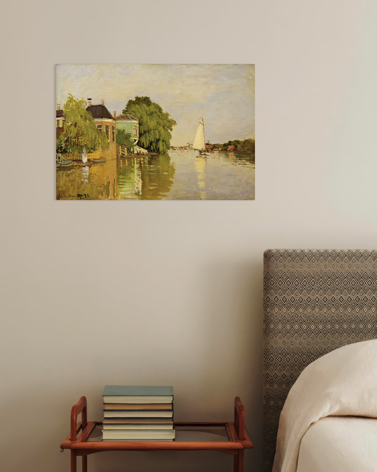 Plakat Hus ved Achterzaan (1871) av Claude Monet