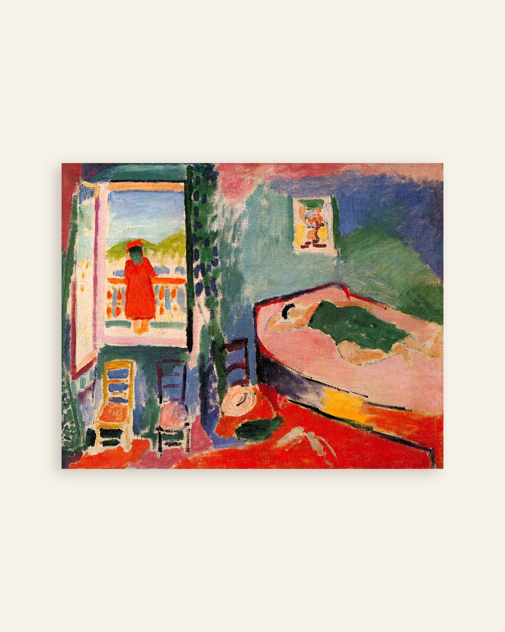 Matisse Interior at Collioure 1905 - Fauvist Art Poster | Posterscape