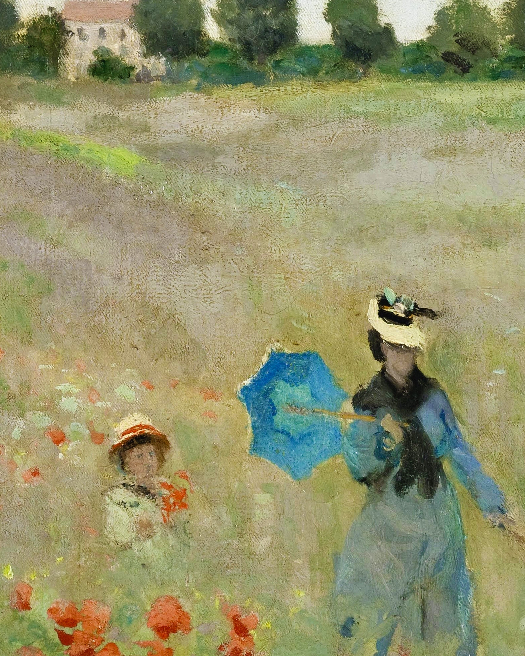 Monet Valmueåker - Kunsttrykk