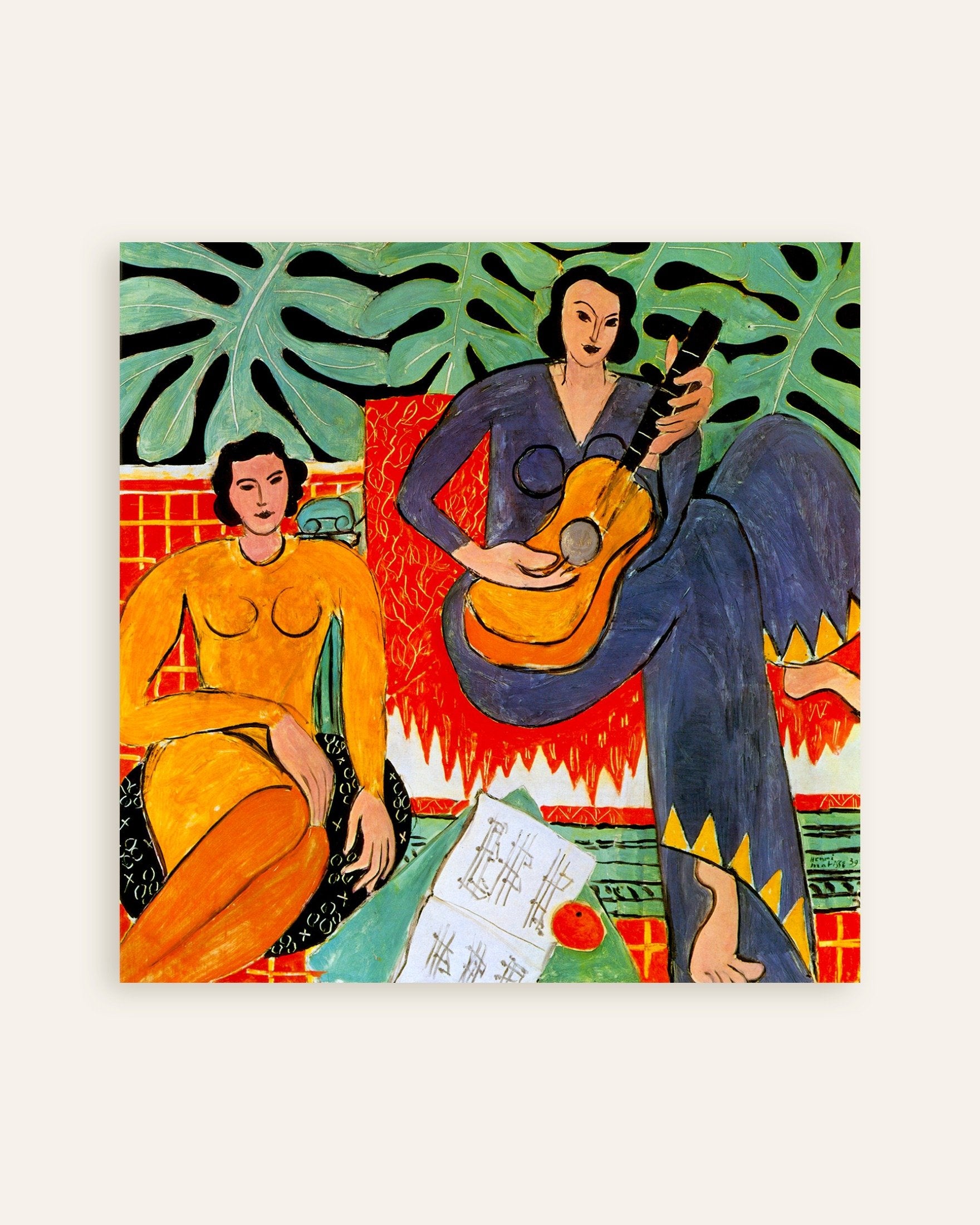 Matisse Music 1939 Art Poster | Posterscape