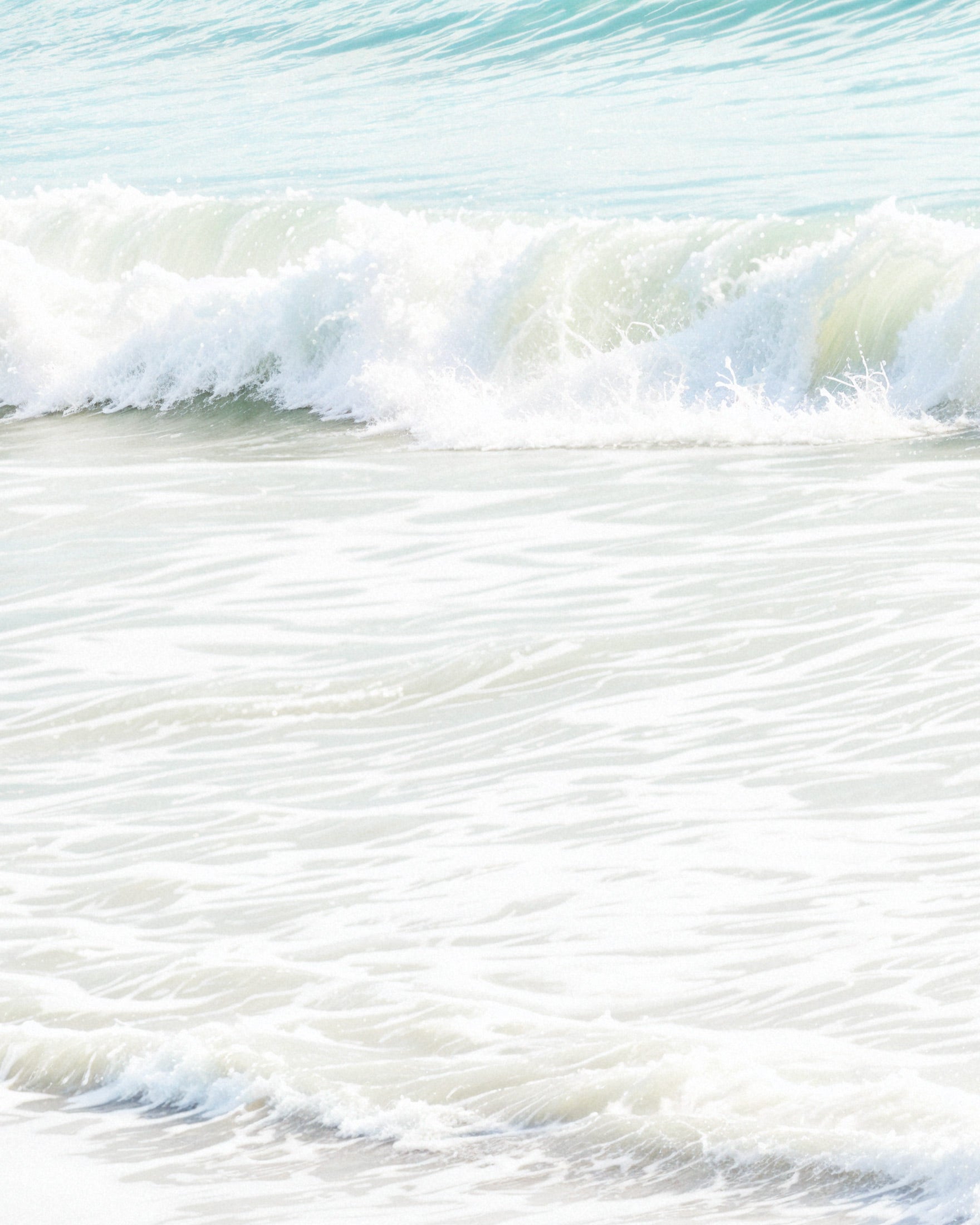 Havet plakat, pastellfarger