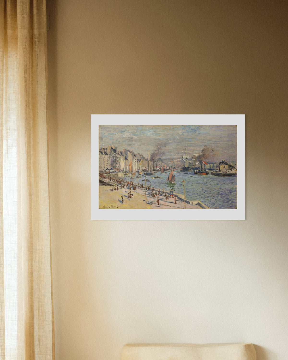 Poster of Port of Le Havre (1874) by Claude Monet