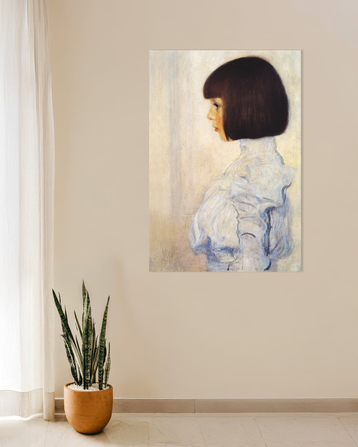 Plakat Portrett av Helene Klimt (1898) av Gustav Klimt