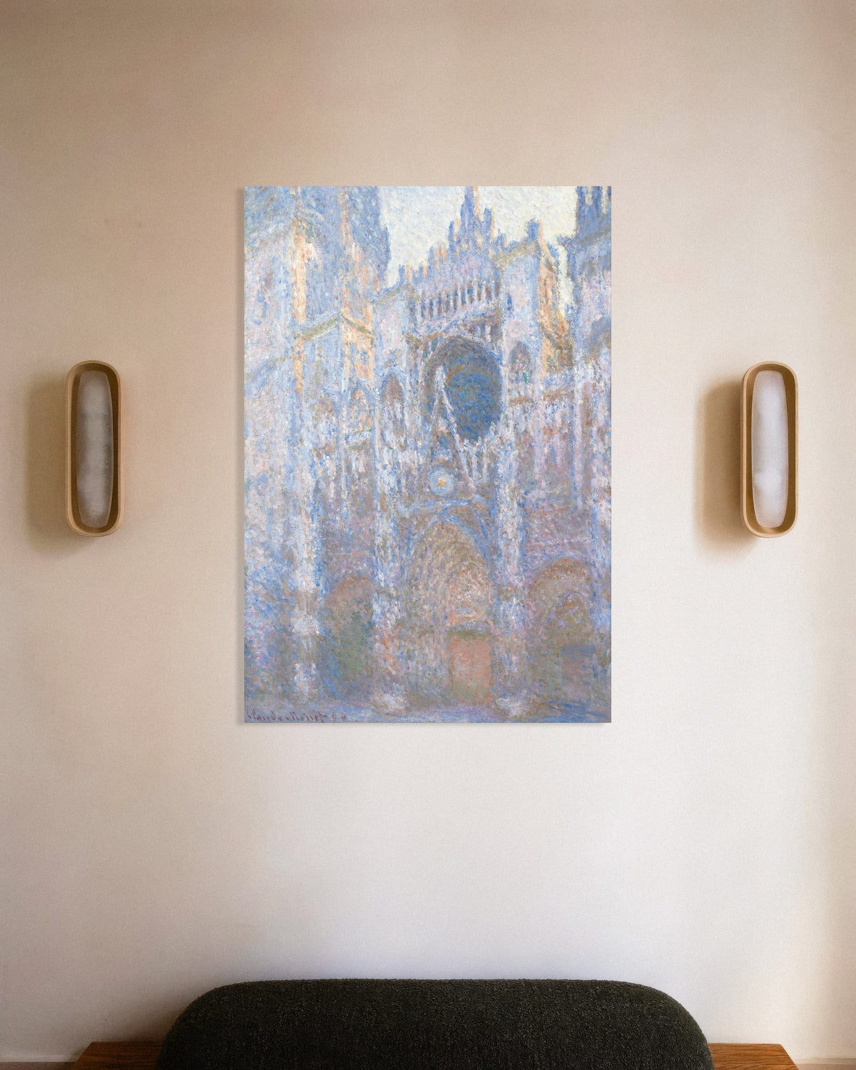 Poster of Rouen Cathedral, West Façade (1894) by Claude Monet