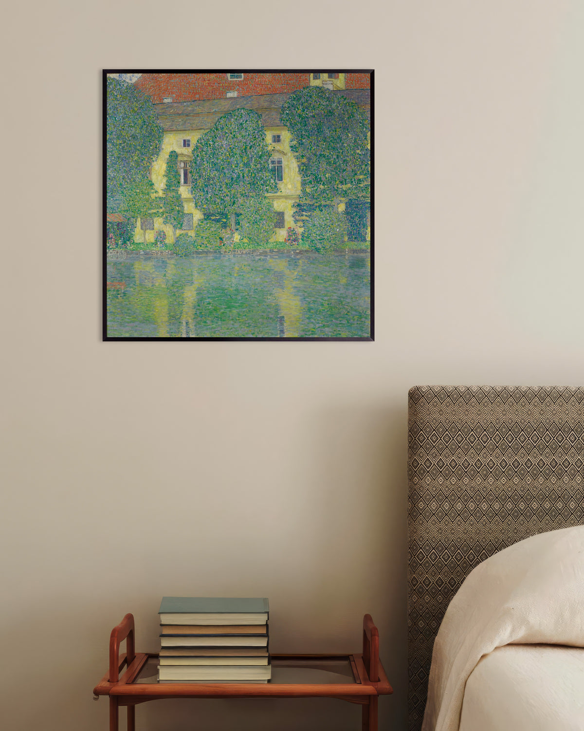 Poster av Schloss Kammer ved Attersee III (1910) av Gustav Klimt, med metallramme