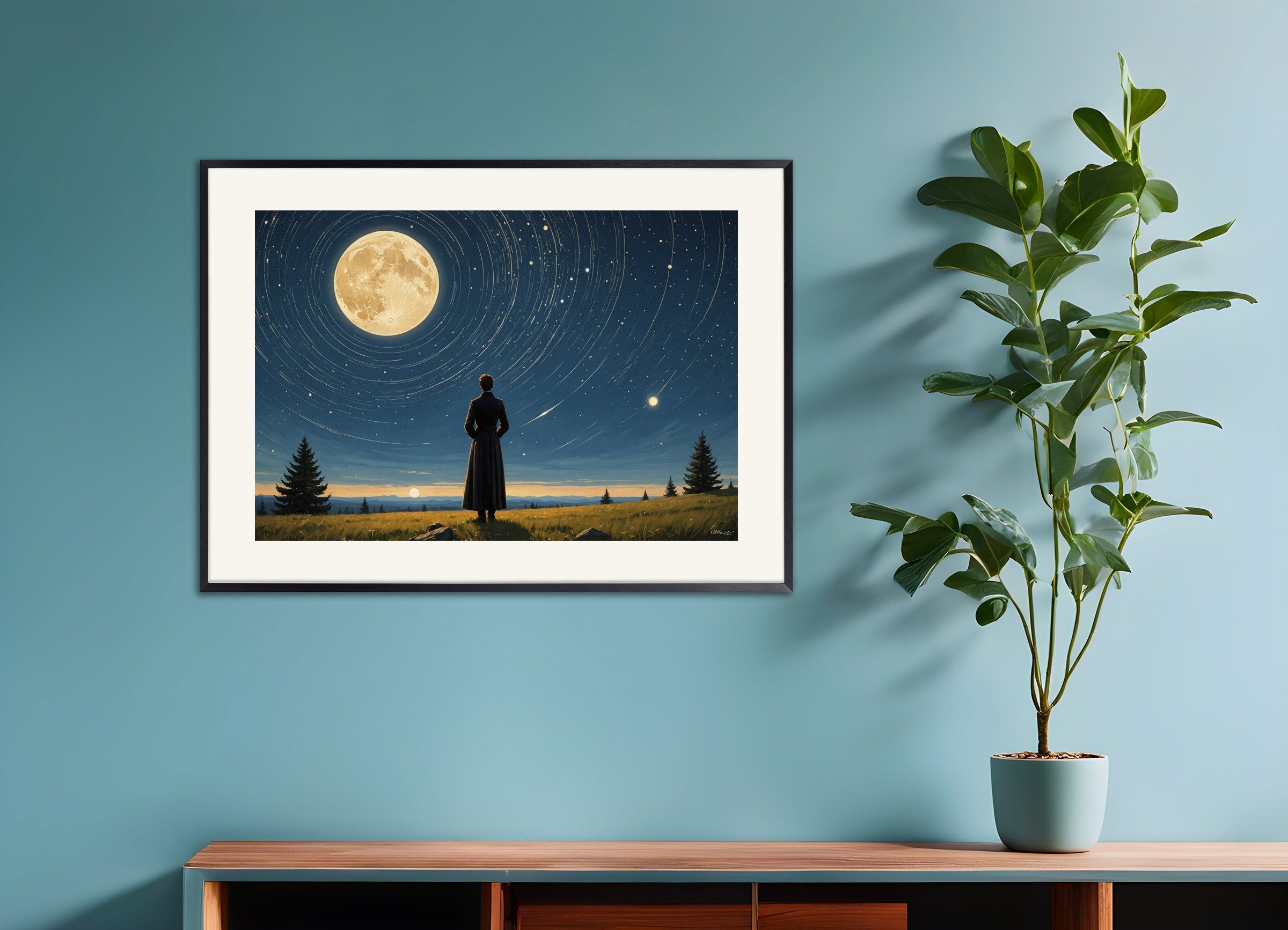Poster of Spiritual portraits blending Russian symbolism and evocative imagery, with metal frame