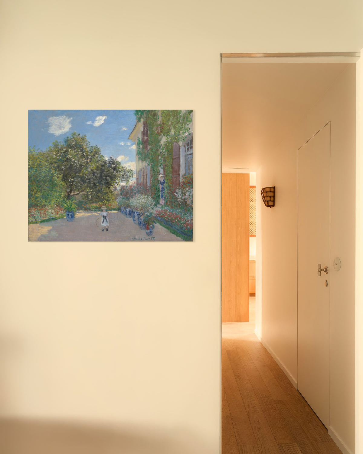 Plakat Kunstnerens hus i Argenteuil (1873) av Claude Monet