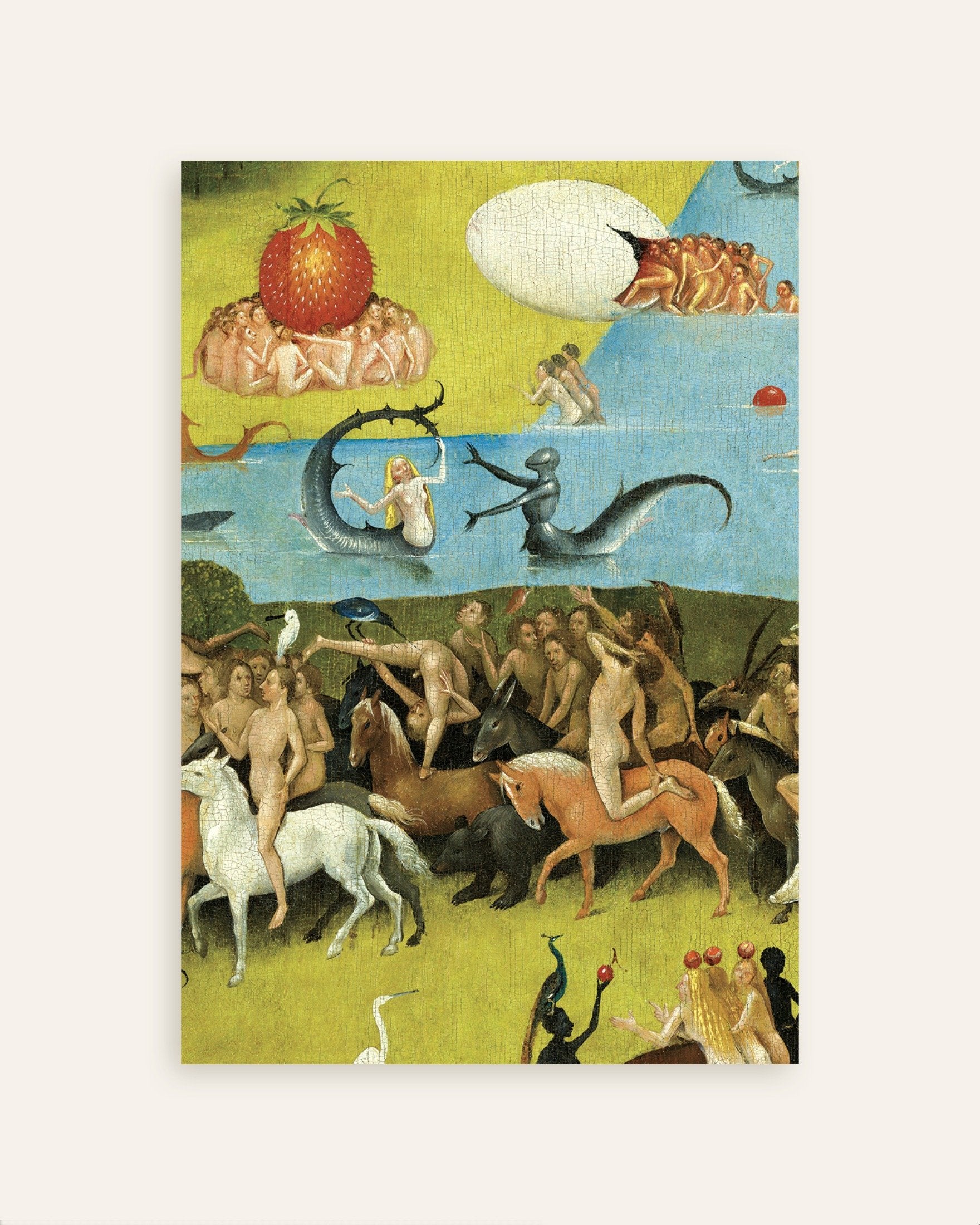Bosch cavalcade and strawberry detail poster | Posterscape