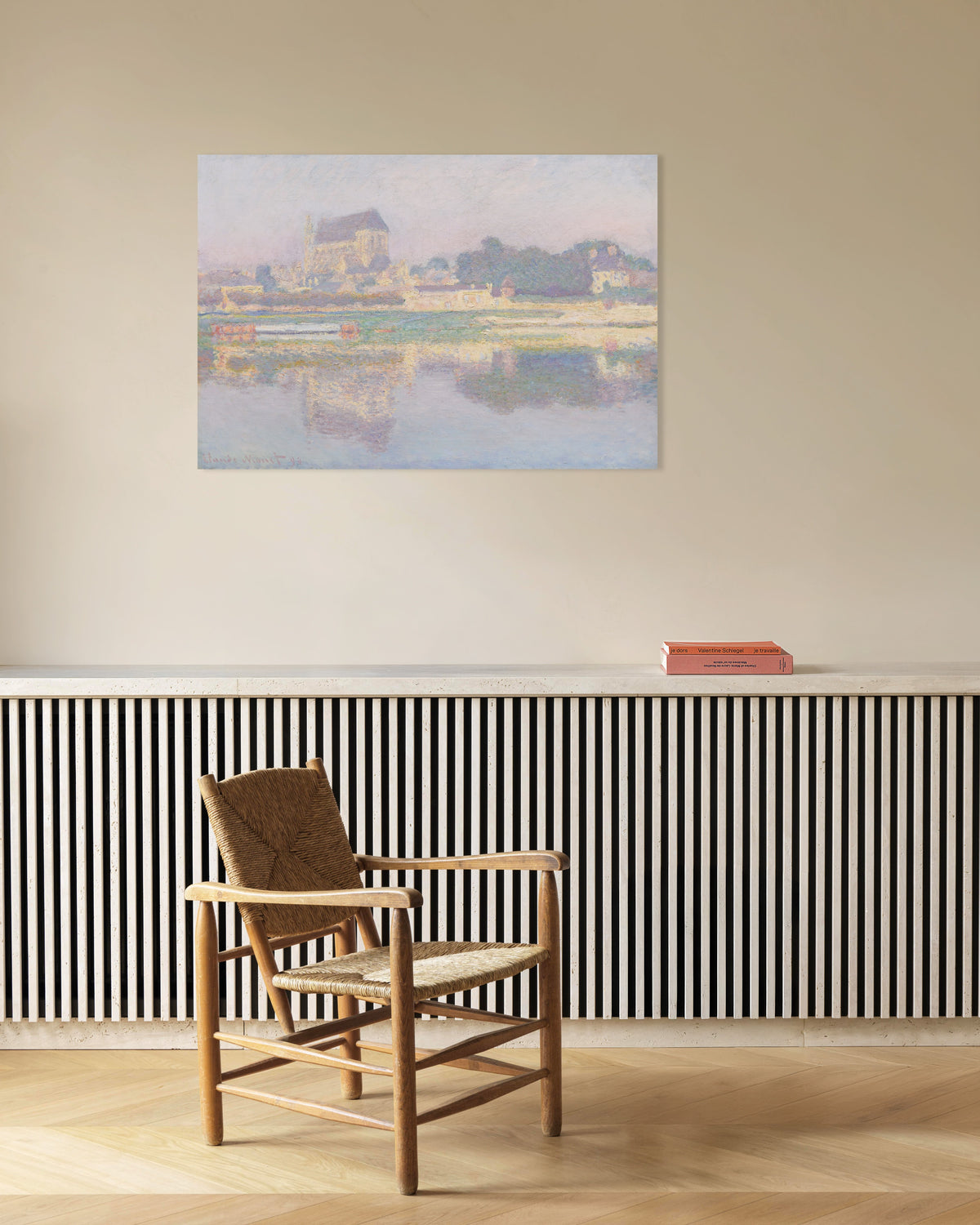 Plakat Kirken i Vernon, sol (1894) av Claude Monet