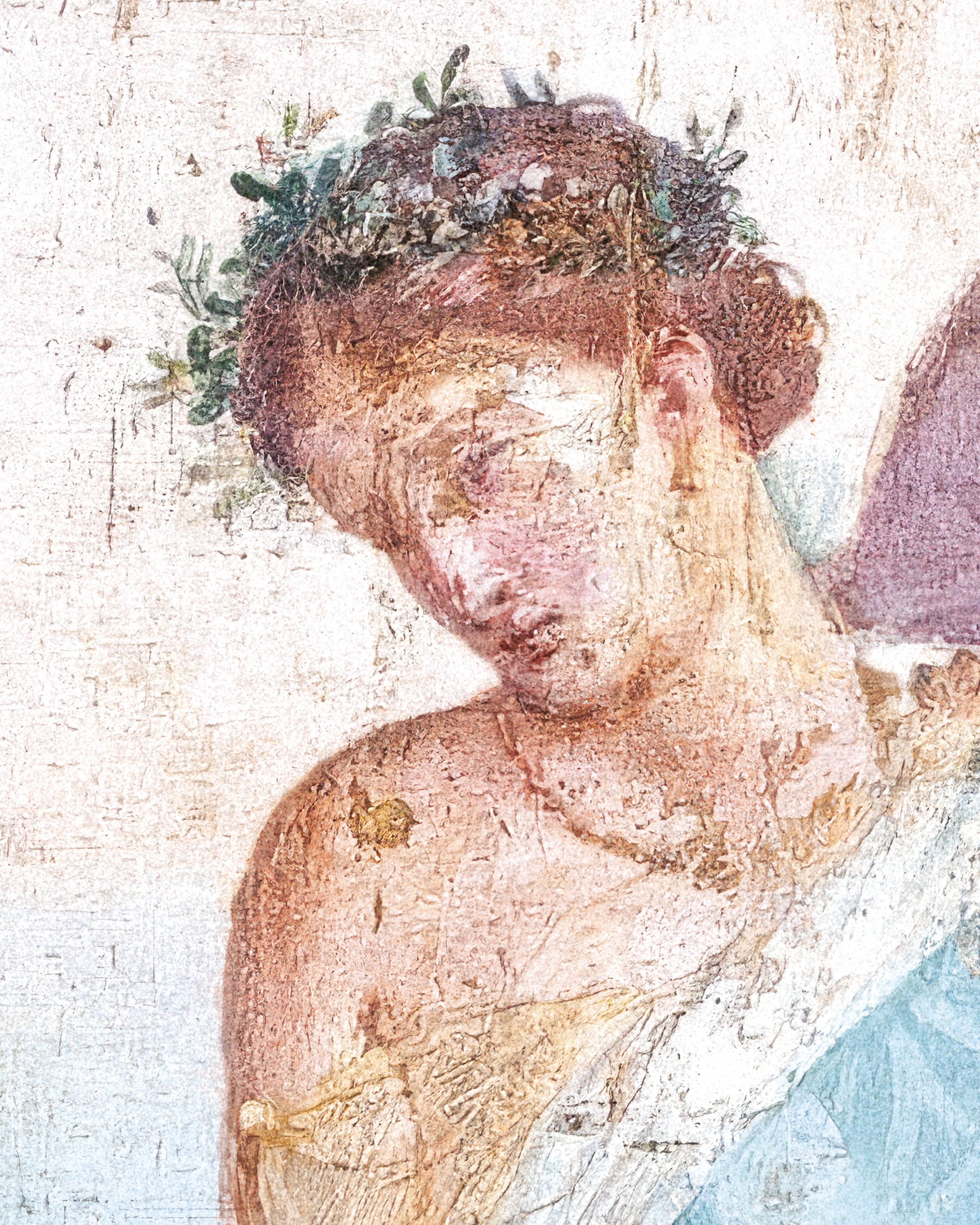 Fall of Icarus fresco detail poster