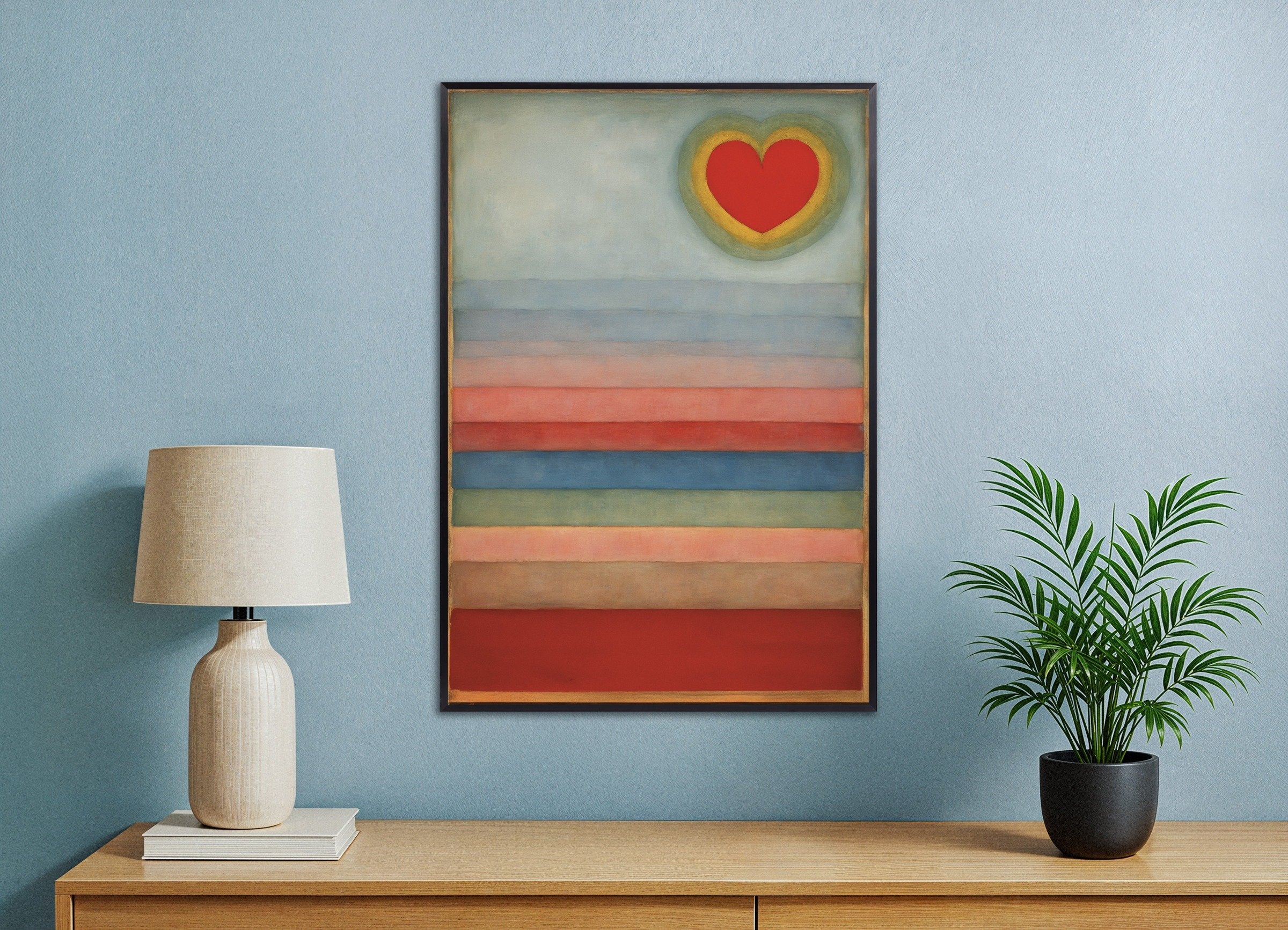 Poster of The reign of love, with metal frame