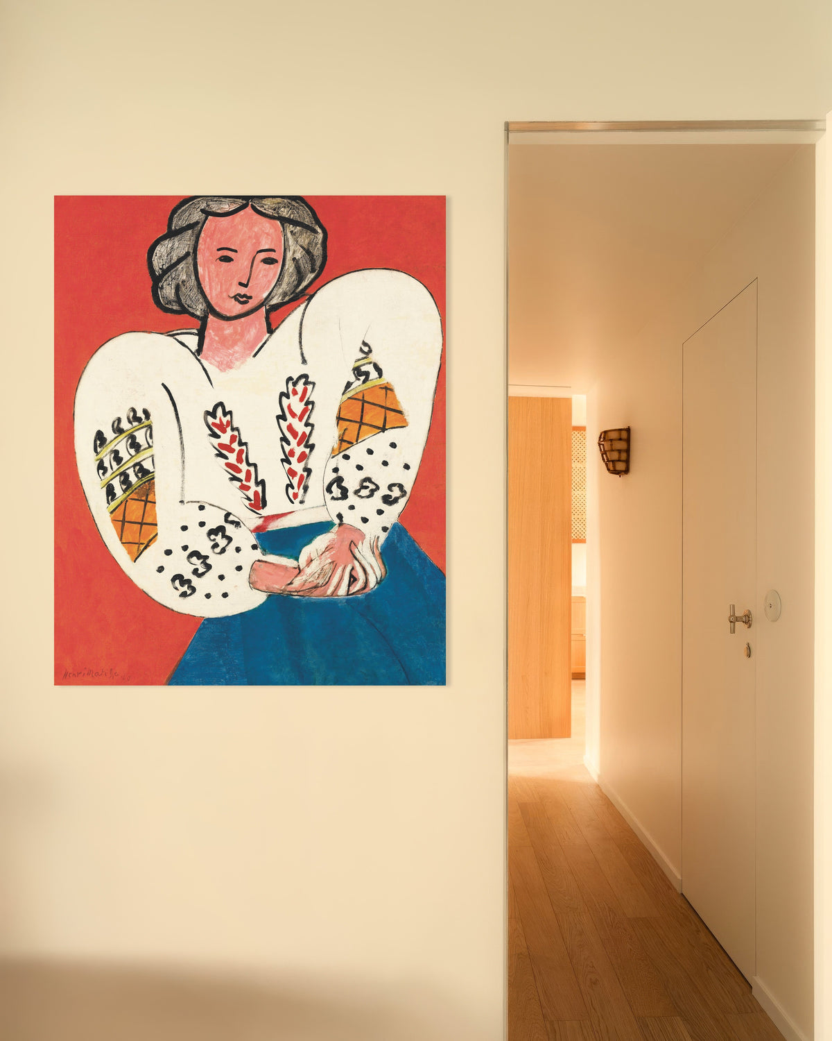 Poster of The Romanian blouse (1940) by Henri Matisse