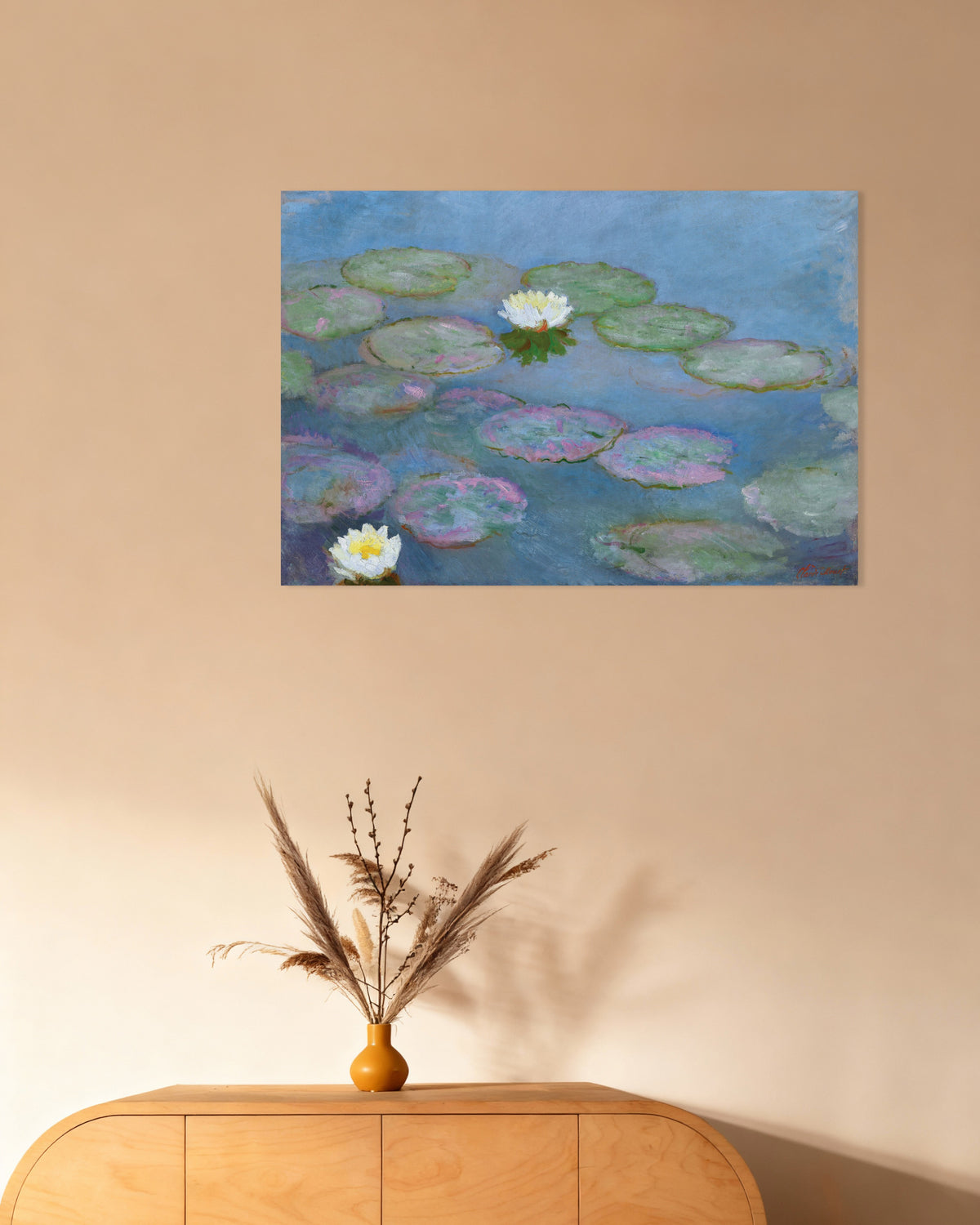 Plakat Vannliljer (ca. 1897–1899) av Claude Monet