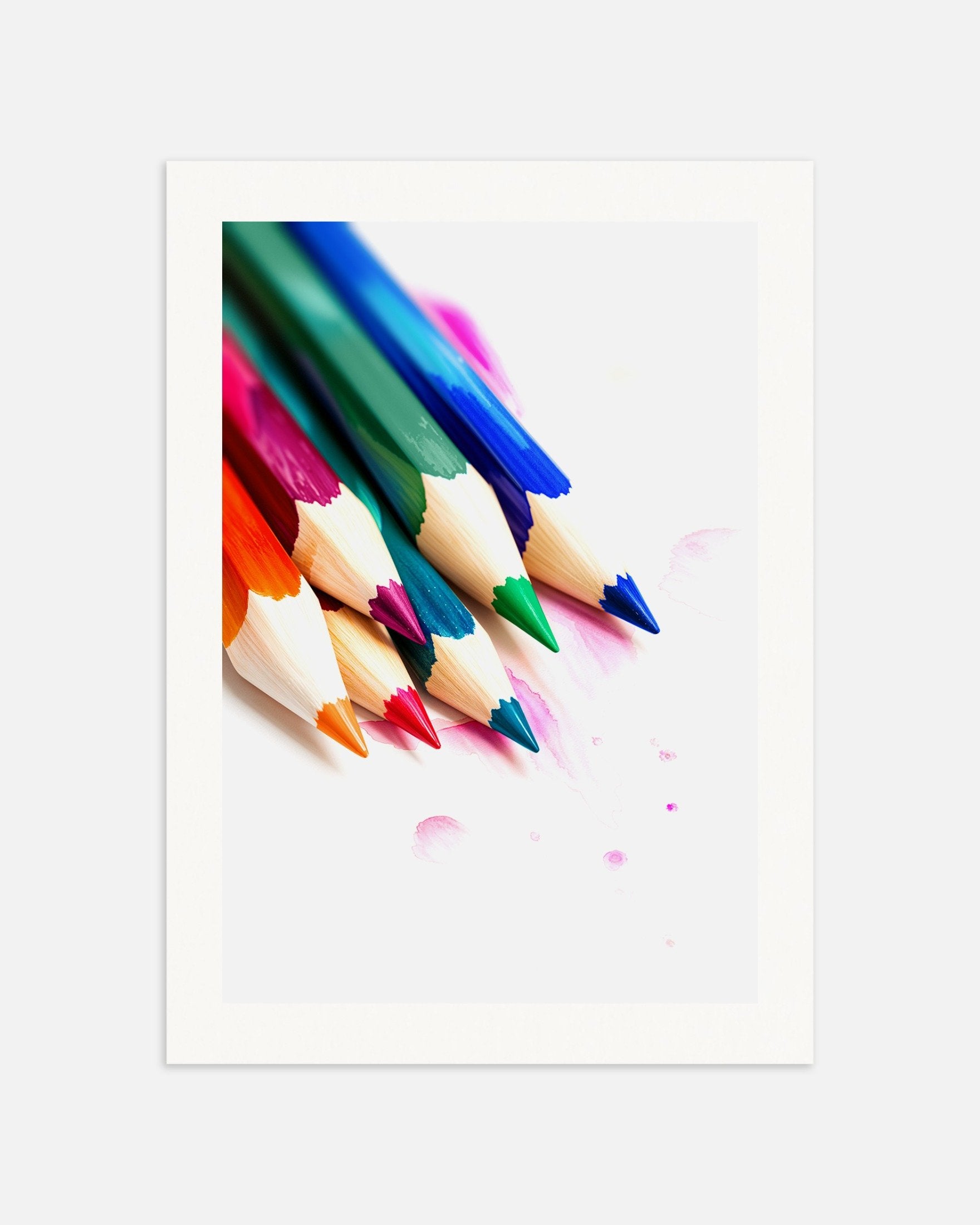 Poster of Watercolor colored pencil, thumbnail