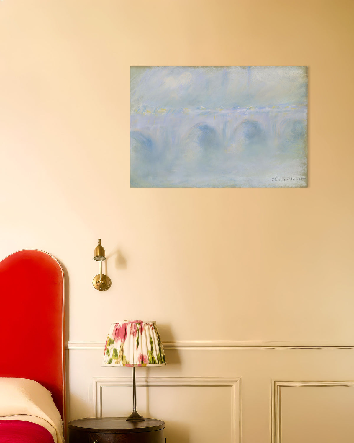 Plakat Waterloo Bridge (1901) av Claude Monet