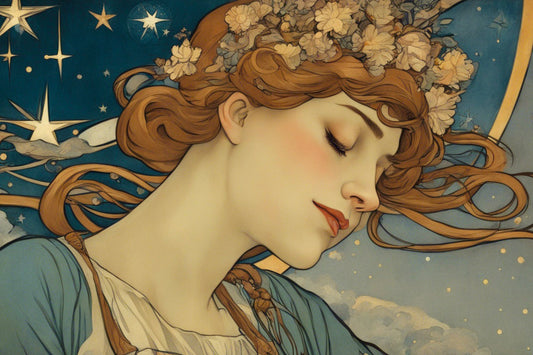 Artificial Intelligence Meets Mucha: A Modern Tribute to Classic Beauty