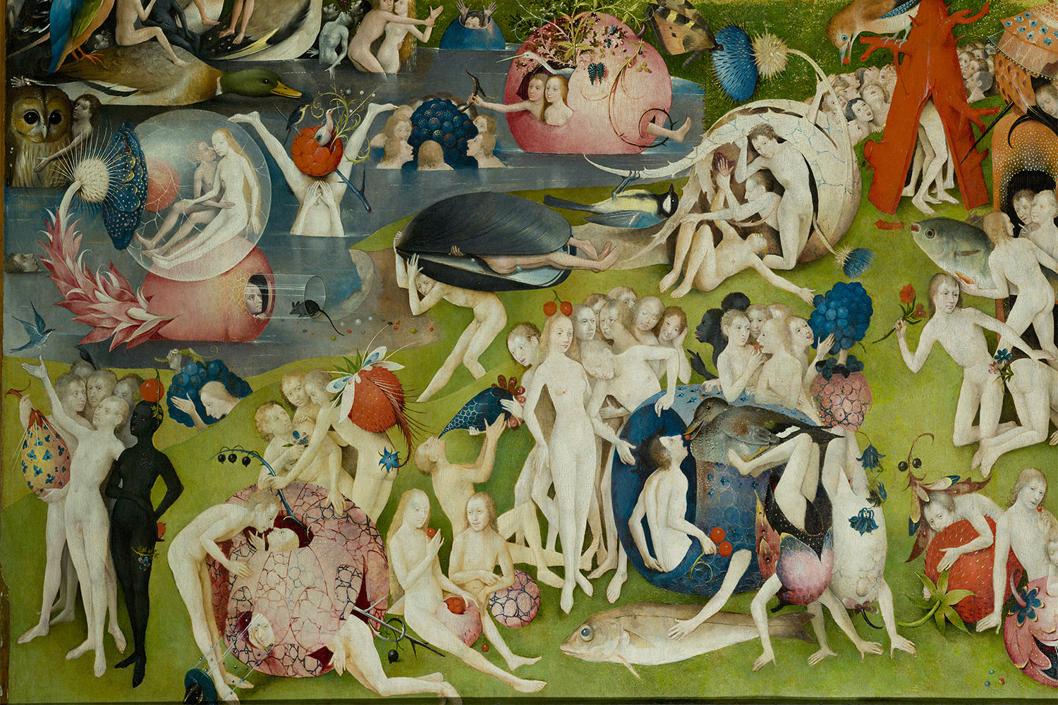 The History of the Garden of Earthly Delights Painting by Hieronymus Bosch