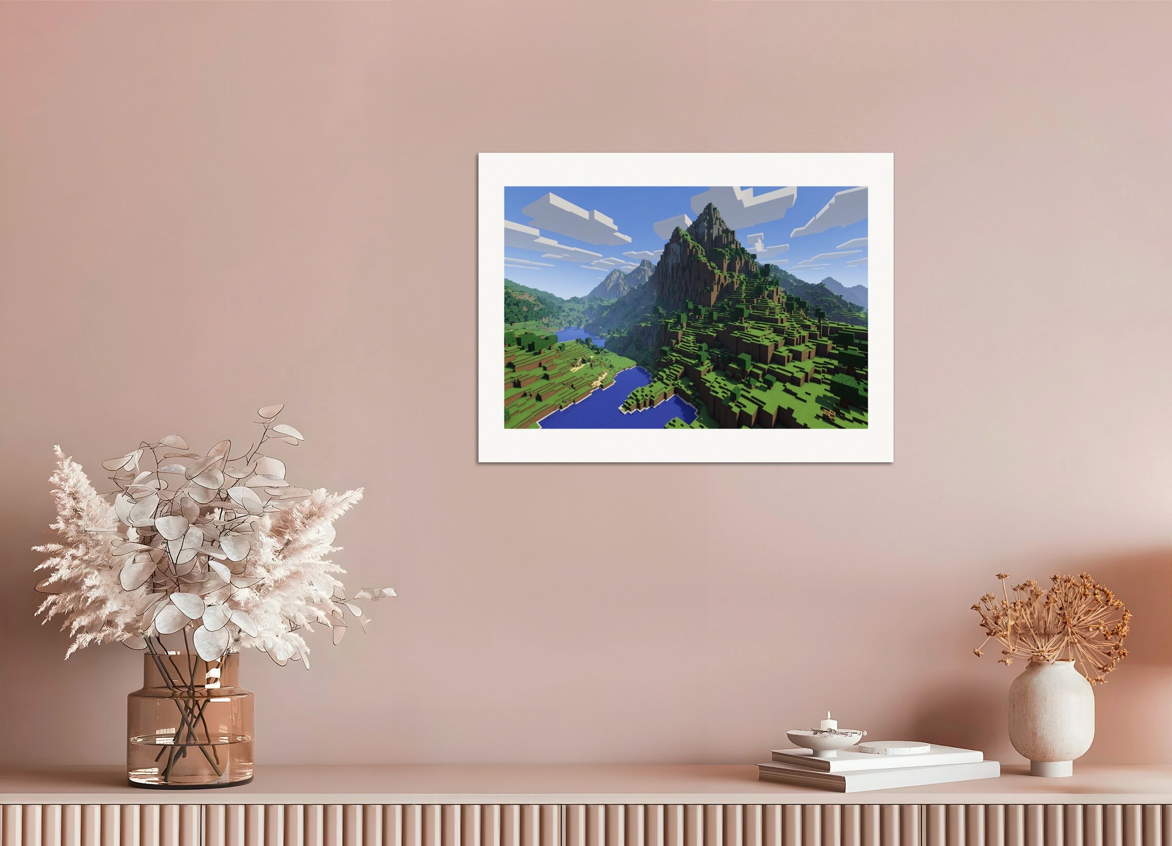 Poster: Minecraft, mountain