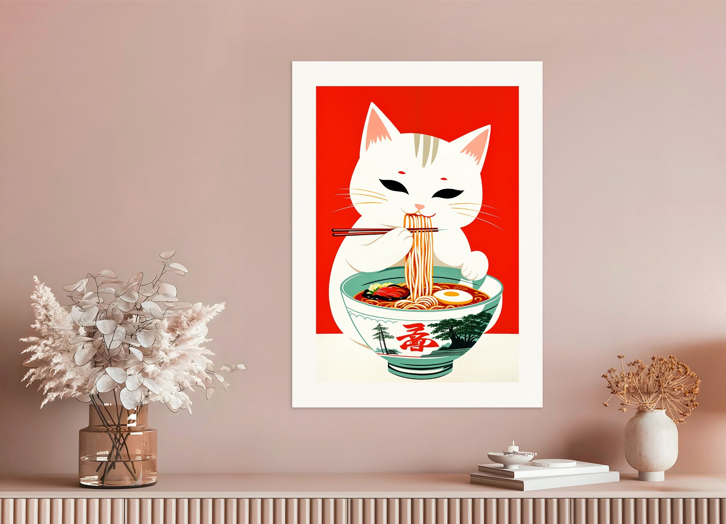 Poster: Ramen & Cat, Asian restaurant, none