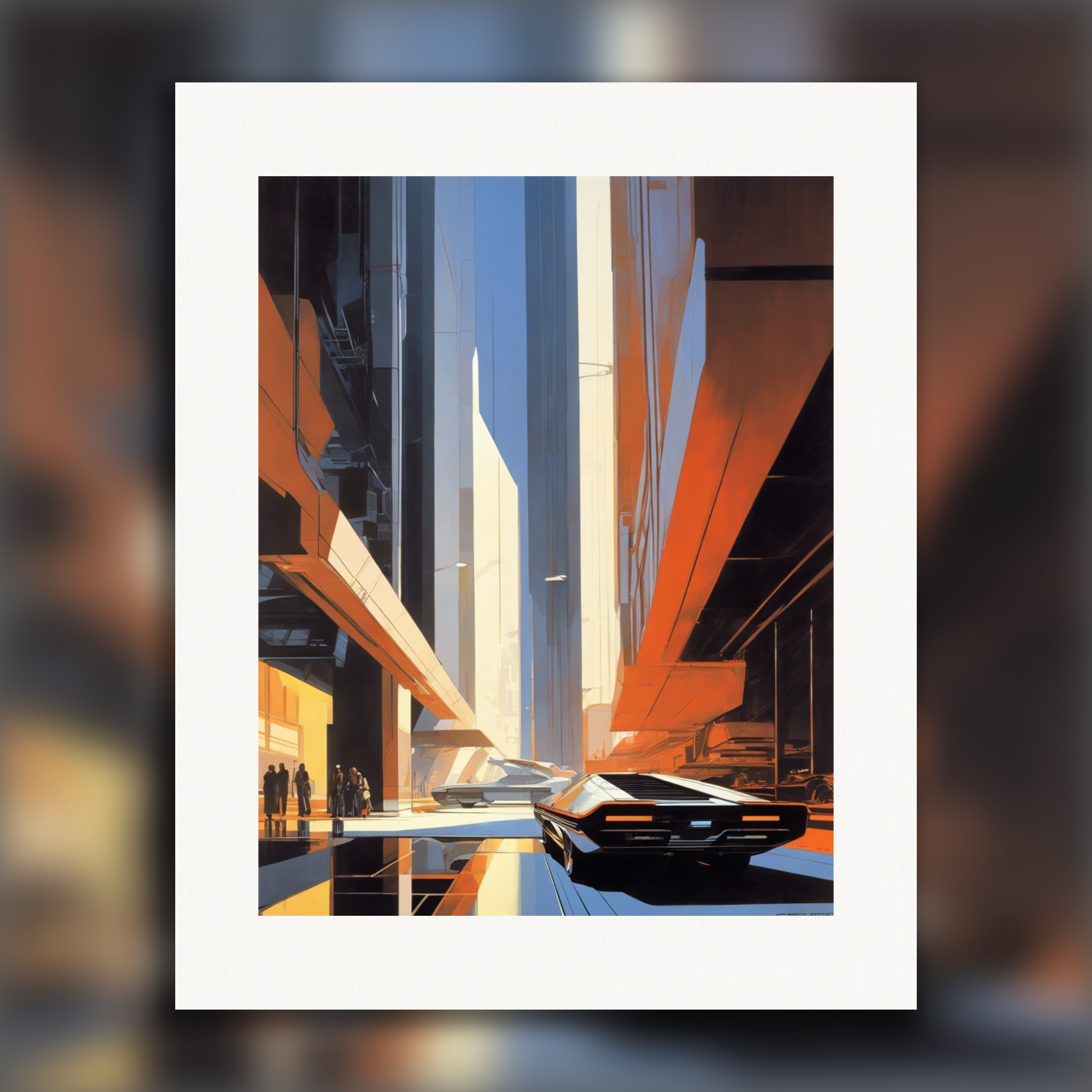 Futuristic American industrial design - Poster