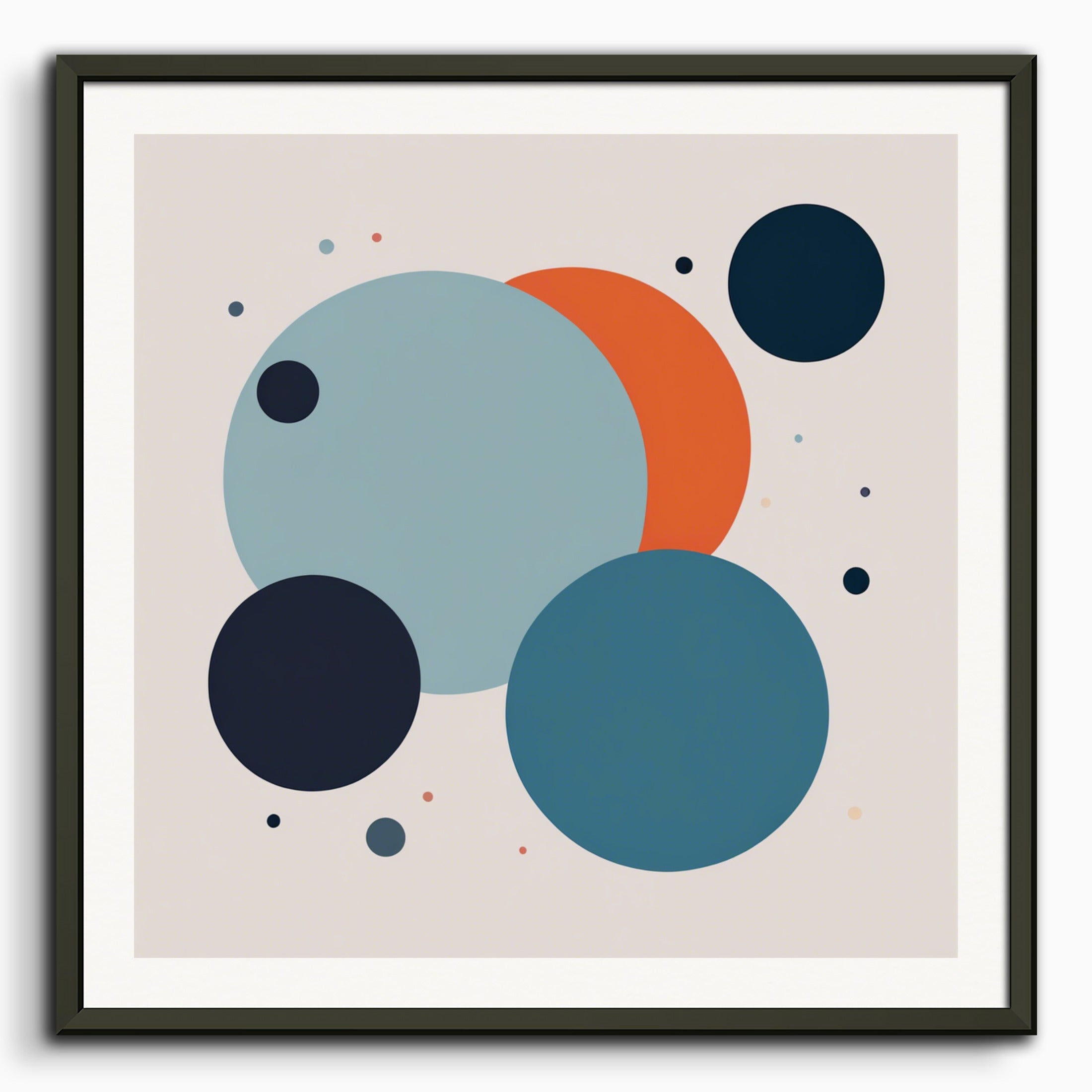 Poster: Abstract minimalist art, Astronomy